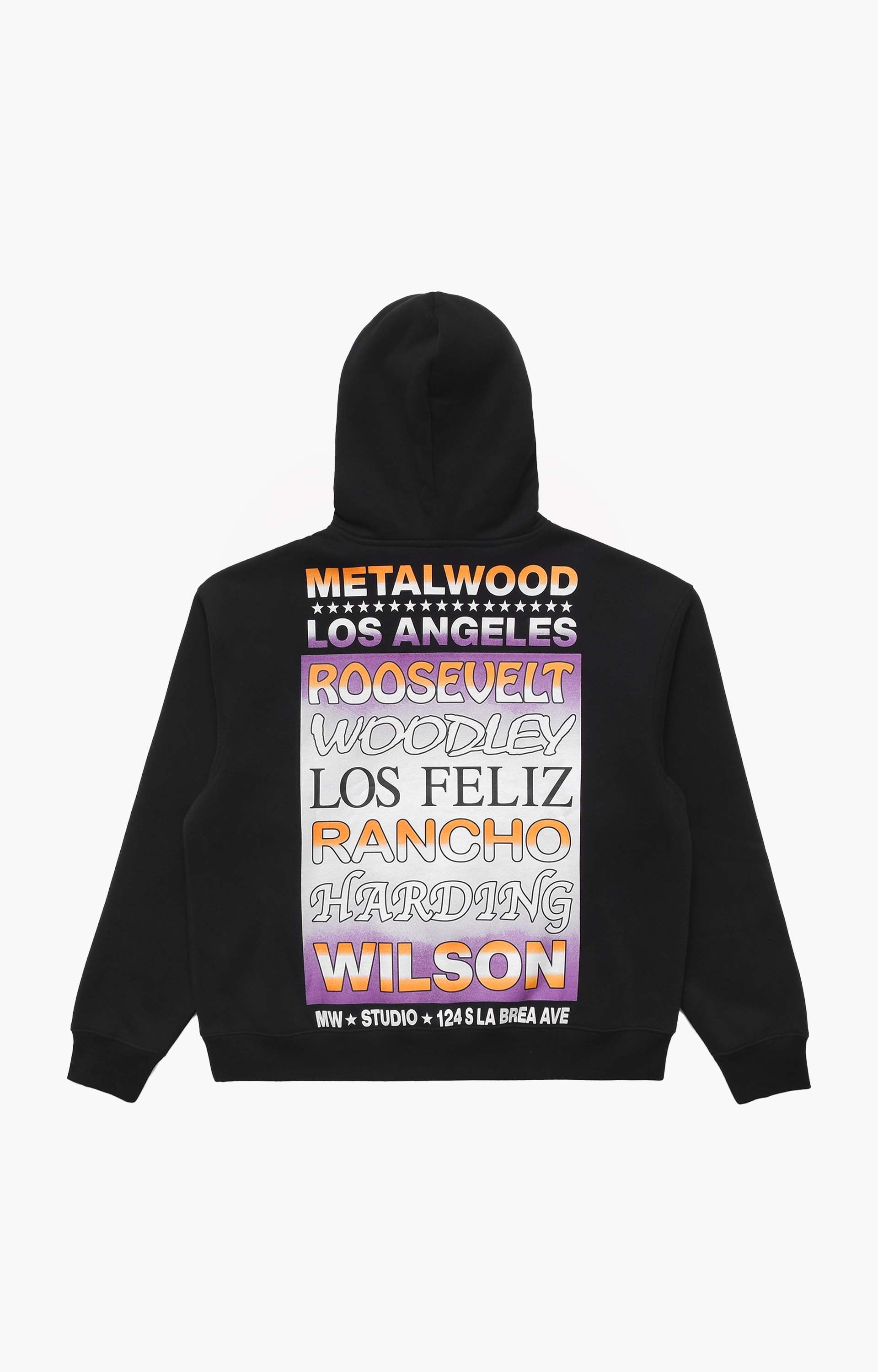 Metalwood Flyer Hooded Sweatshirt, Black