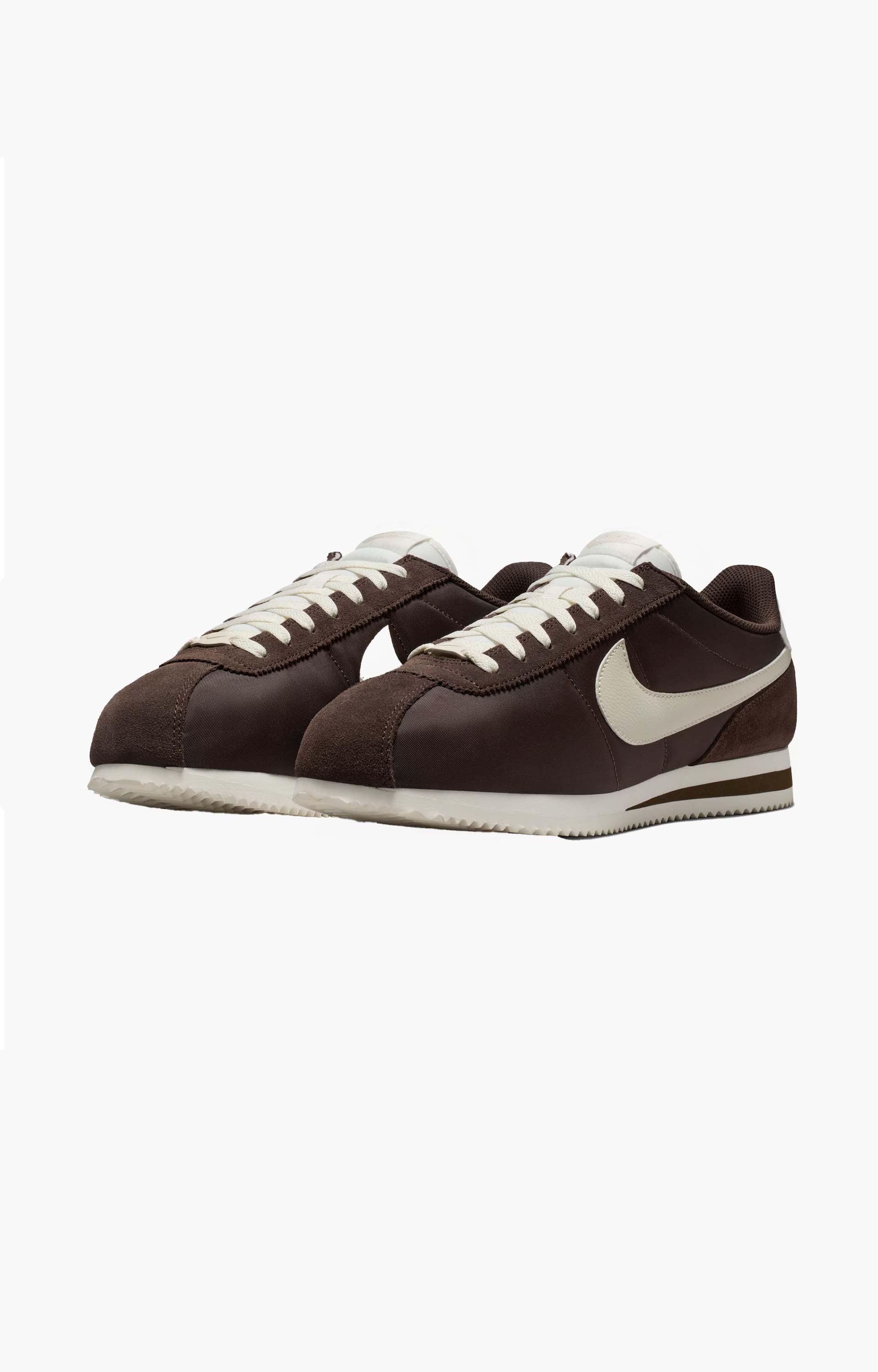 Nike Cortez Textile Shoes, Baroque Brown/Sail/Light Orewood Brown