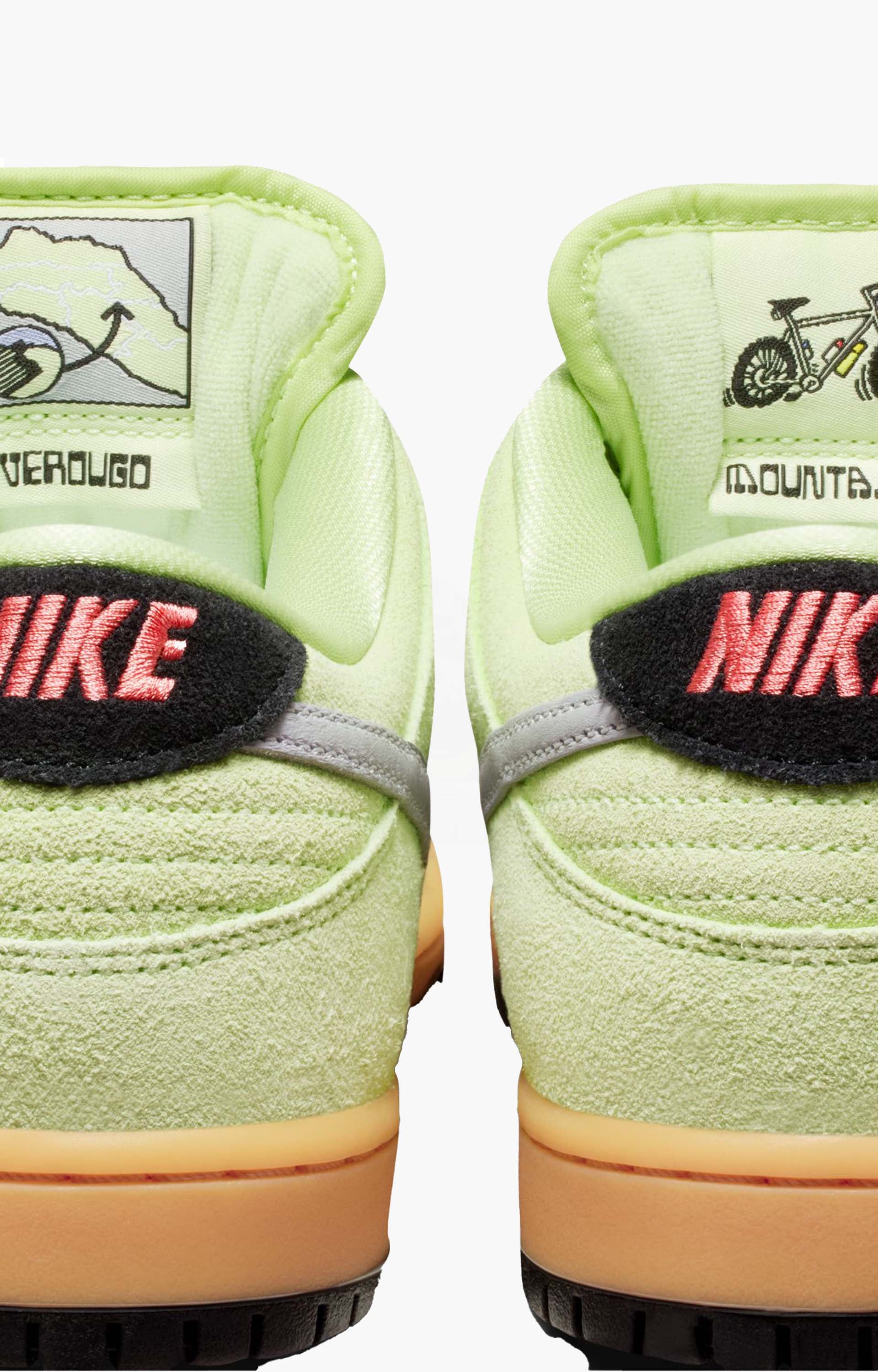 Nike SB Dunk Low Pro PRM Shoe, Liquid Lime/Wolf Grey/Black