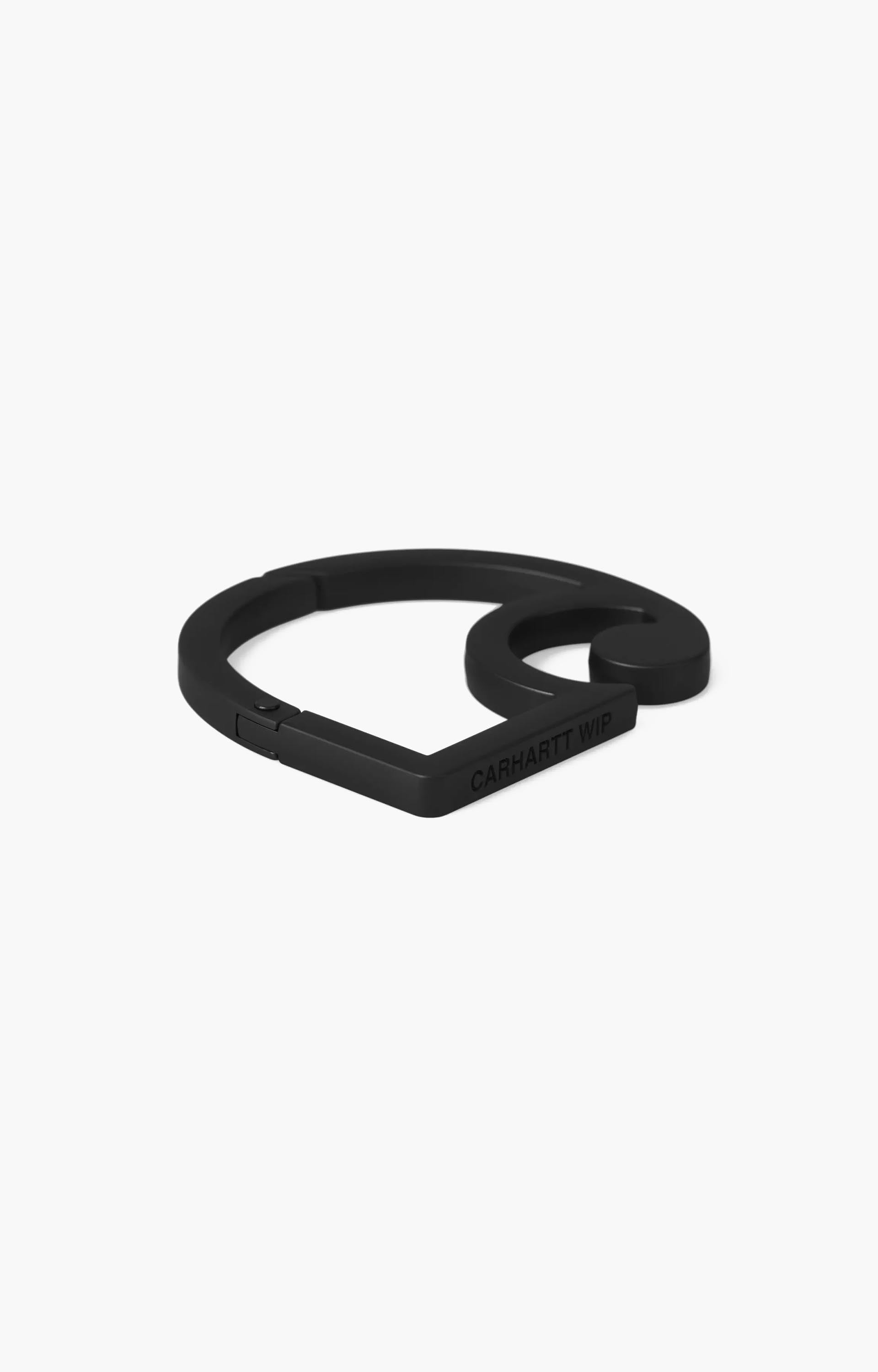 Carhartt WIP C-Logo Carabiner, Black