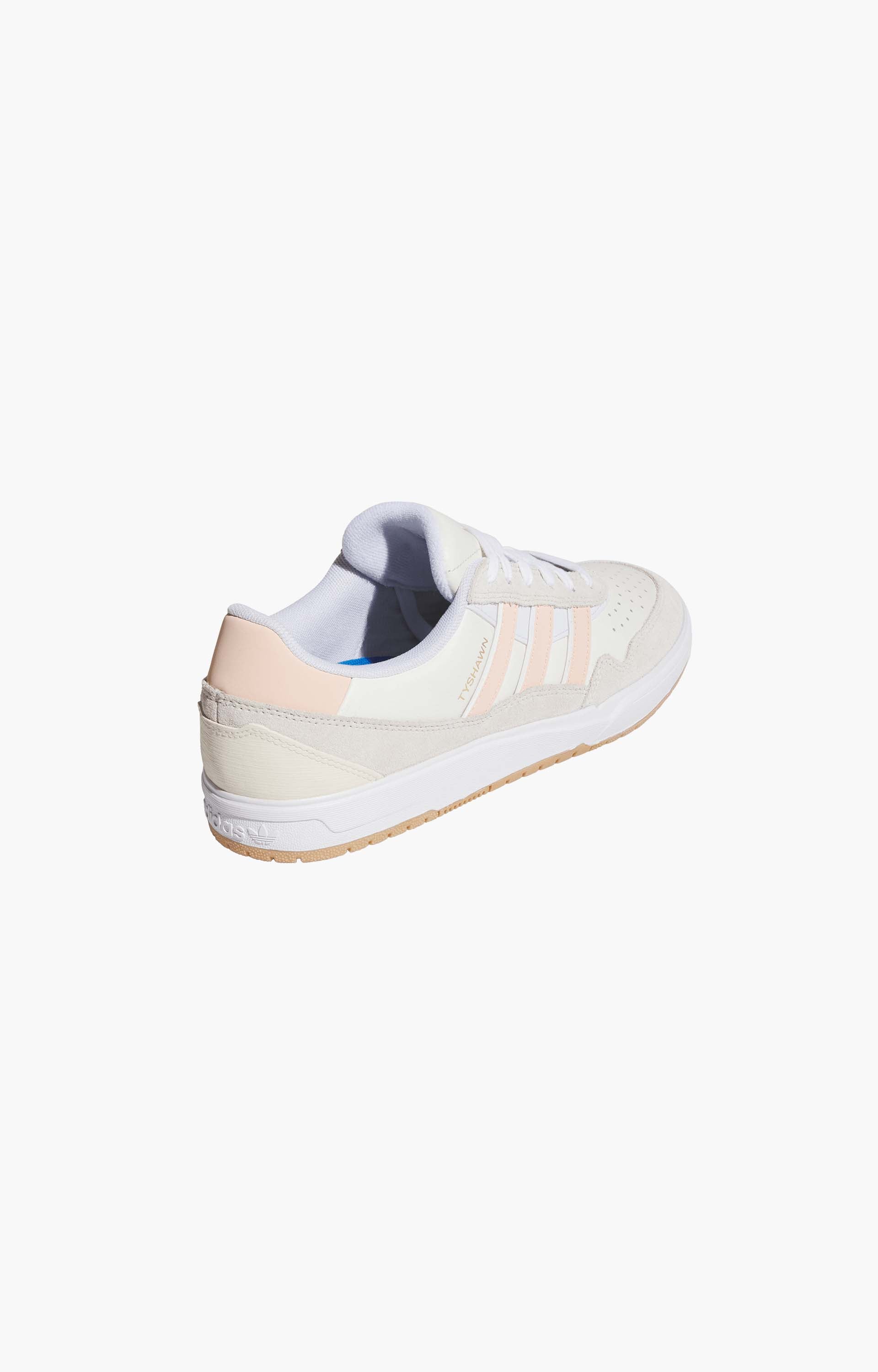 Adidas Tyshawn II Shoes, Wonder White/Powder Coral/Off White