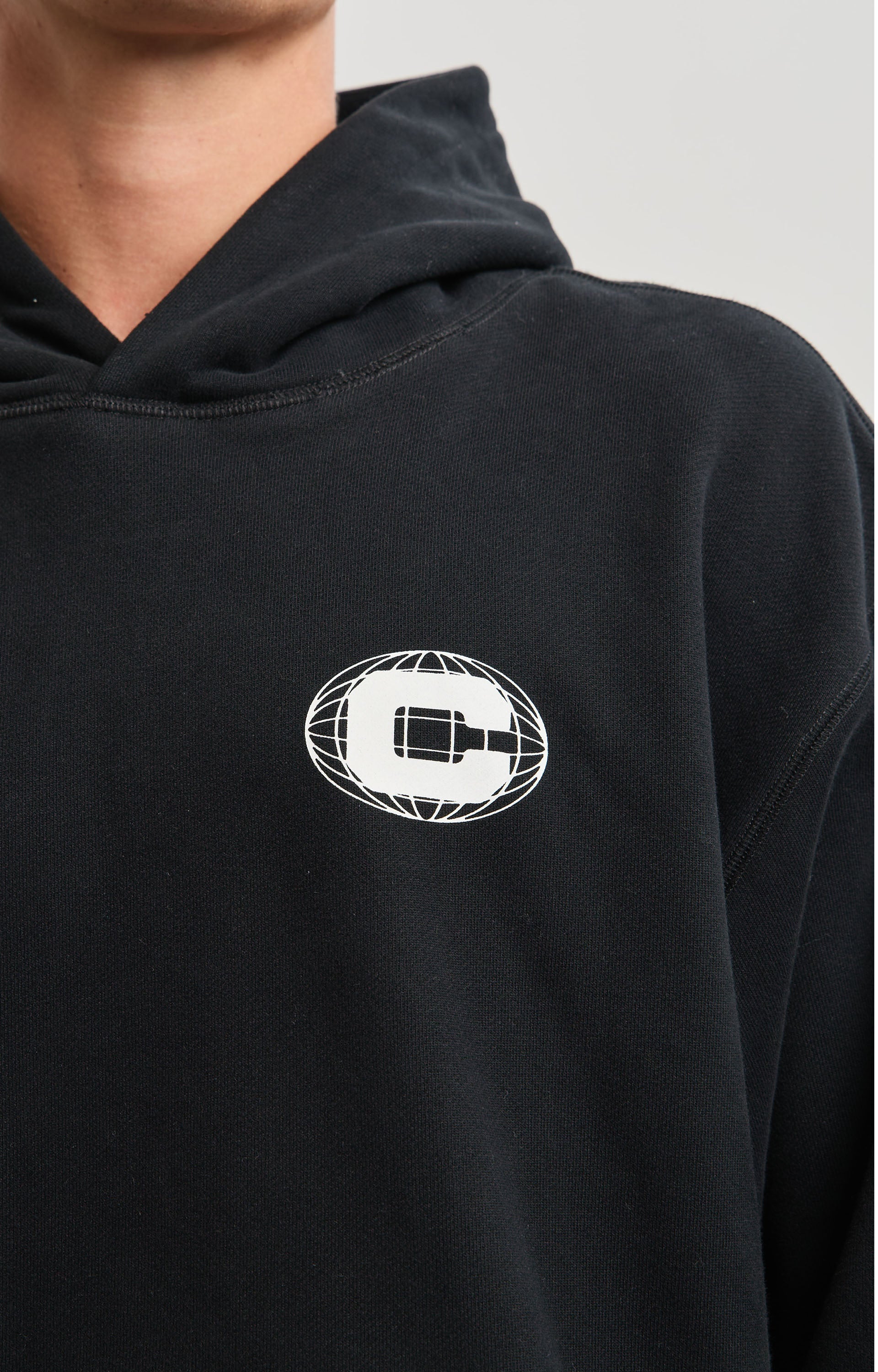 Concrete International Hoodie, Black