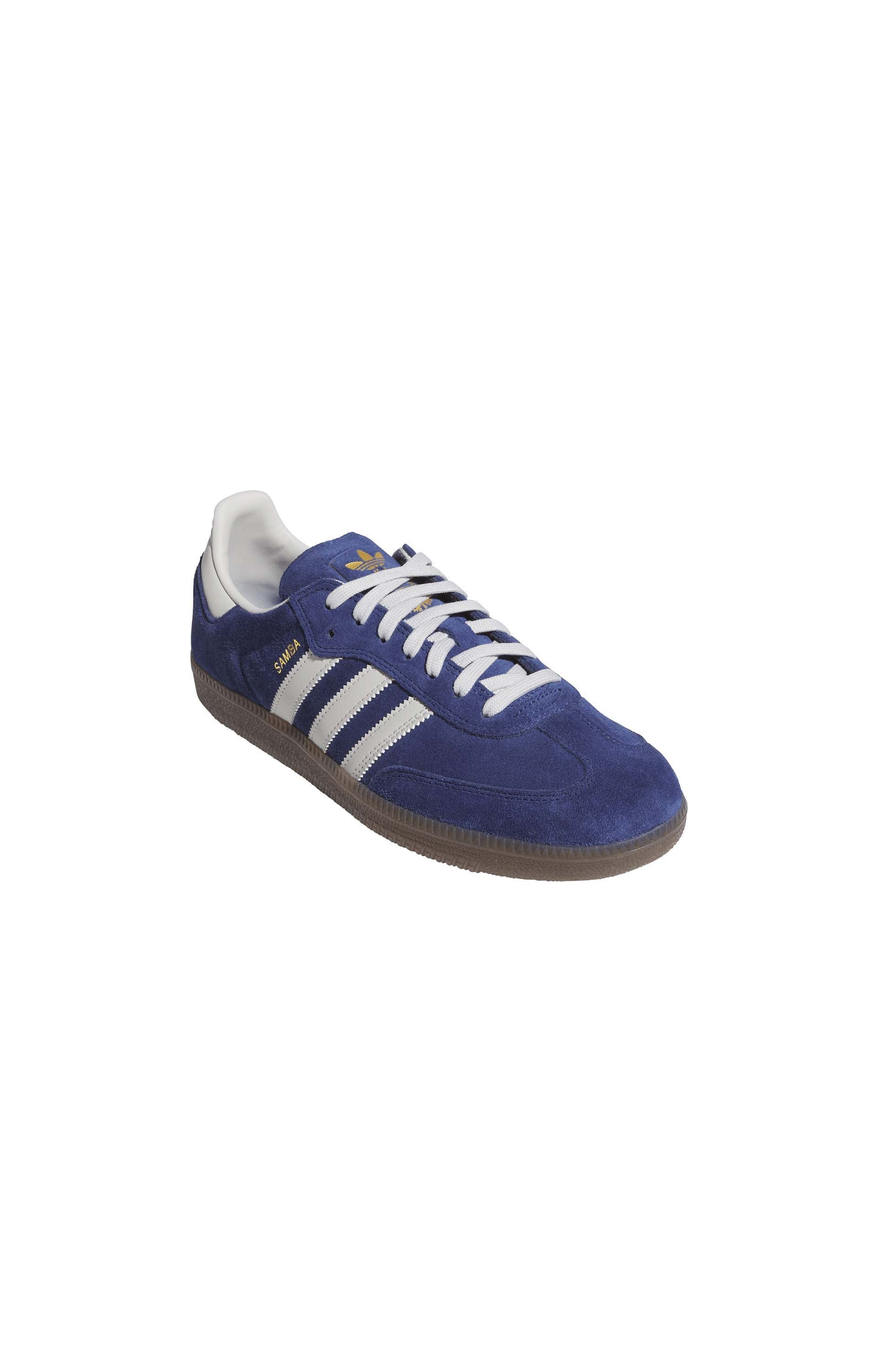 Adidas Samba ADV Shoes, Dark Blue/Grey One/Gum