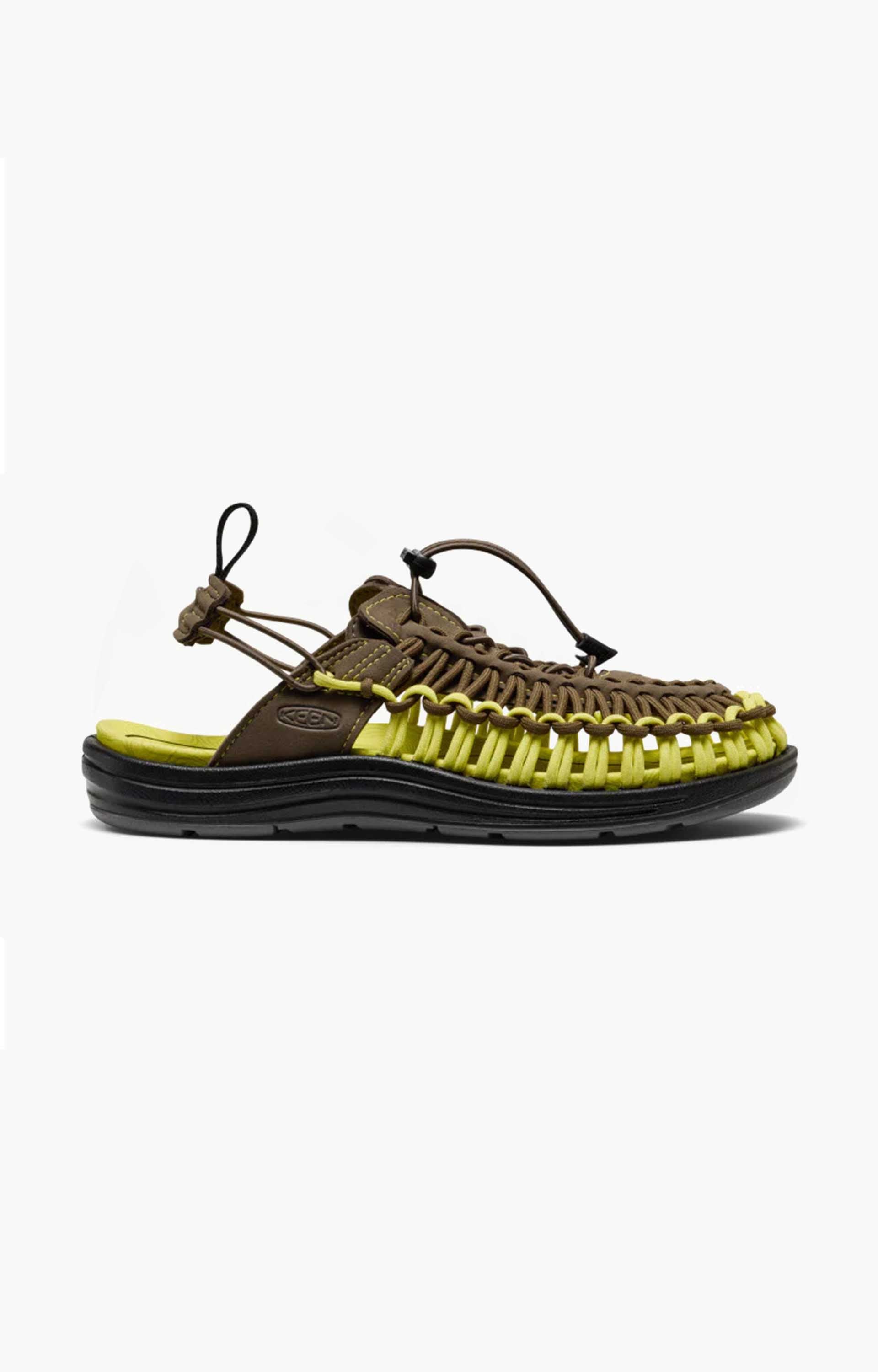 Keen Metalwood Uneek II Convertible Shoes, Limeade