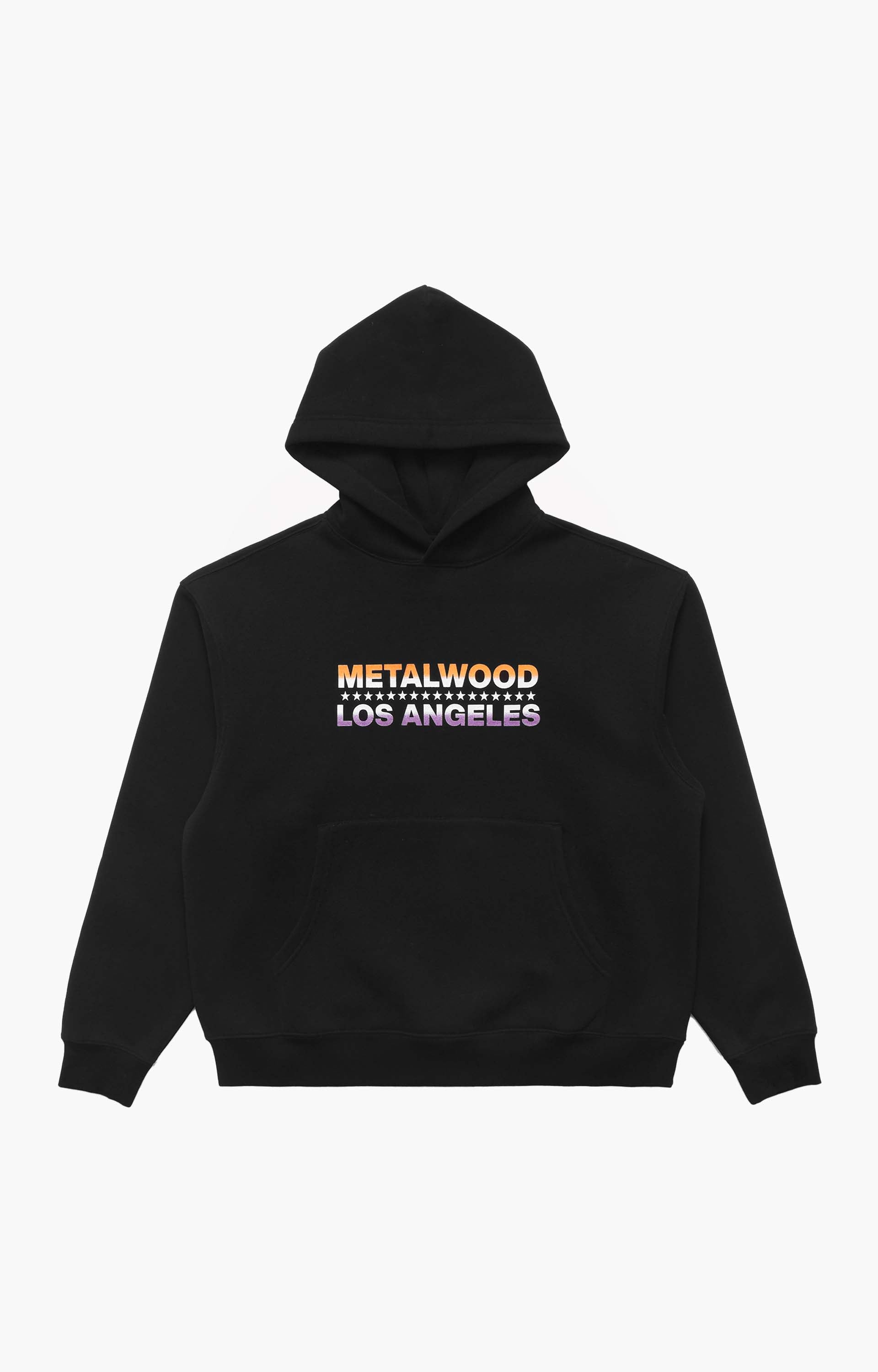 Metalwood Flyer Hooded Sweatshirt, Black