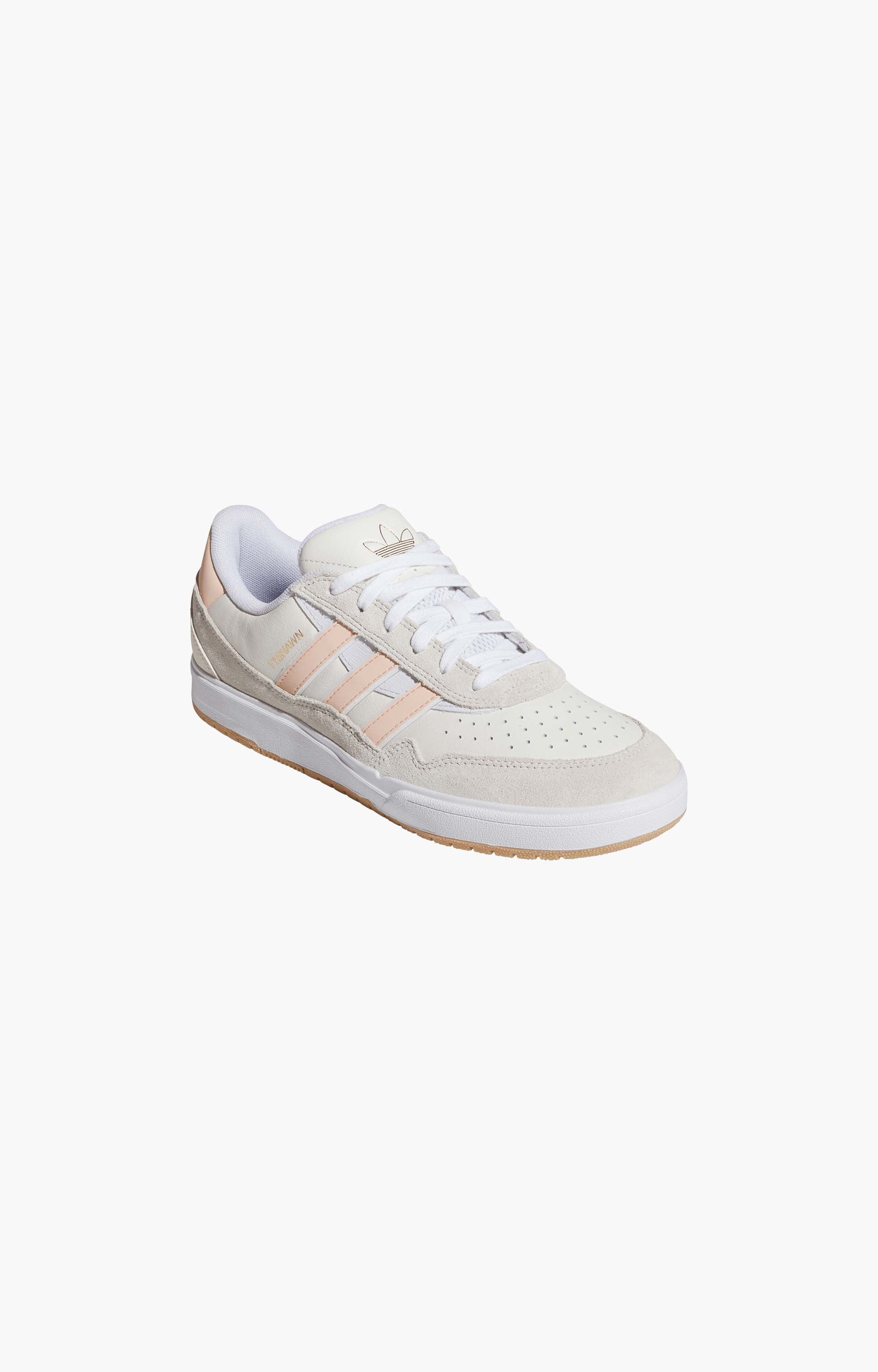 Adidas Tyshawn II Shoes, Wonder White/Powder Coral/Off White