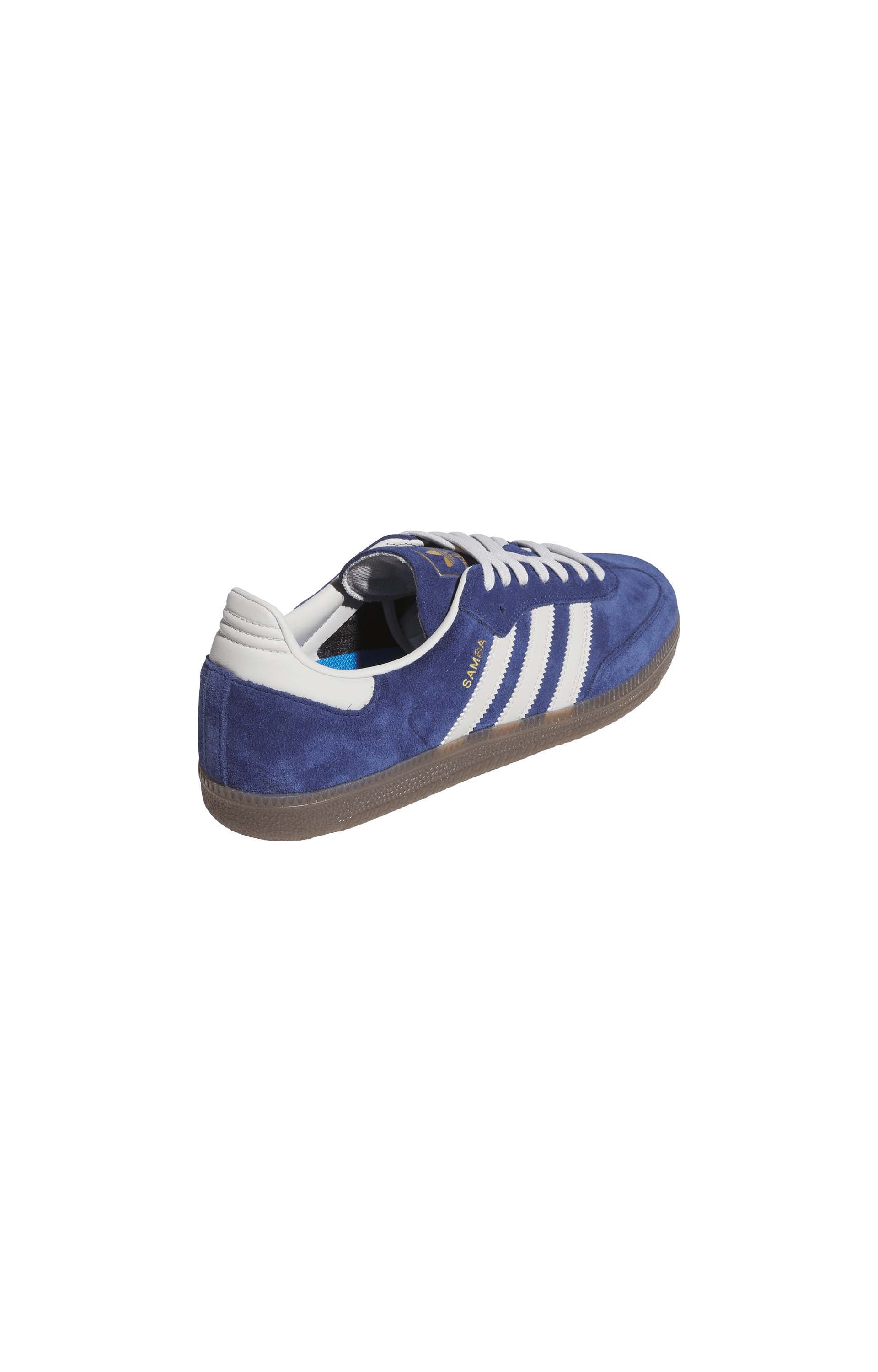 Adidas Samba ADV Shoes, Dark Blue/Grey One/Gum
