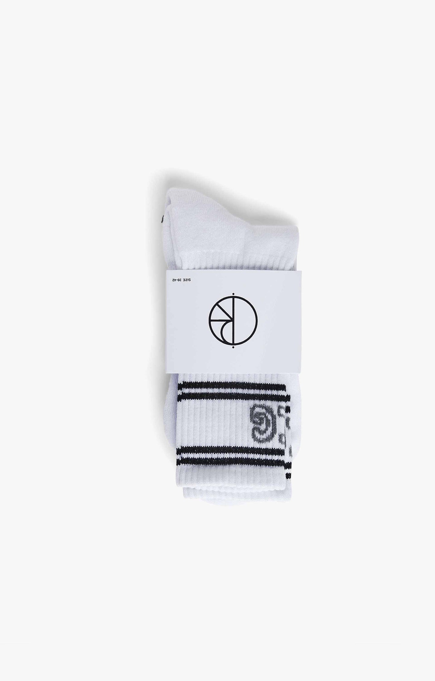Polar Skate Co Big Boy Socks, White/Black/Grey