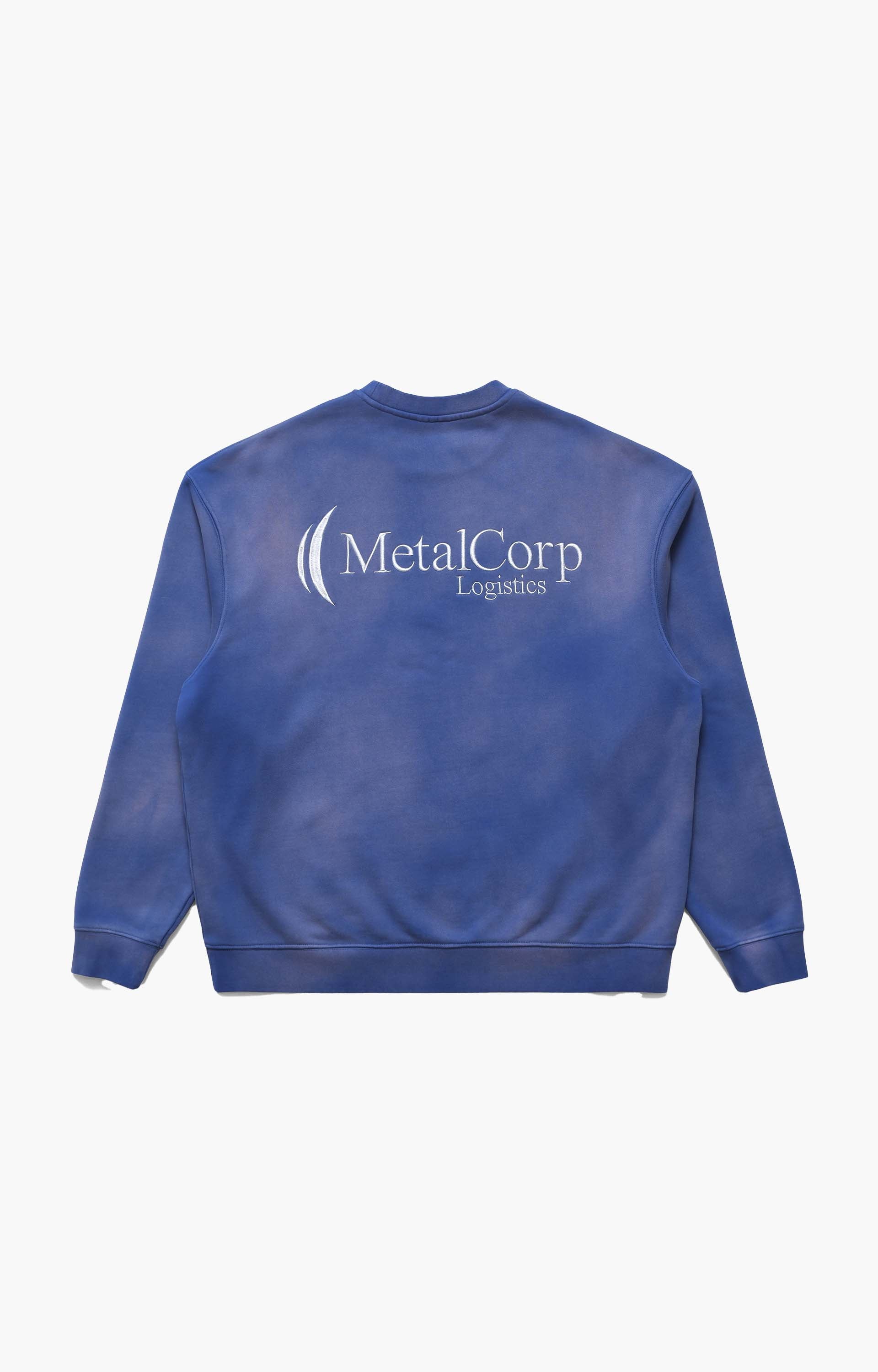 Metalwood Metalcorp Crewneck Sweatshirt, Azure