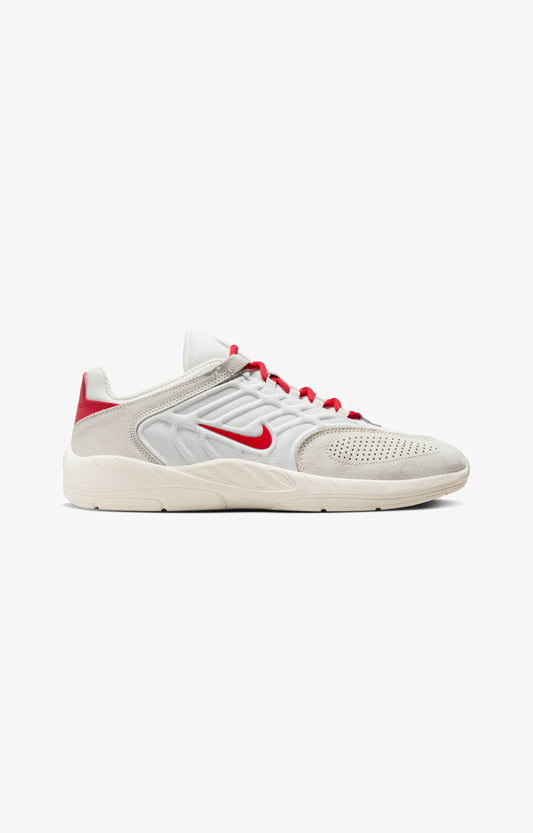 Nike SB Vertebrae Shoe, Summit White/Red