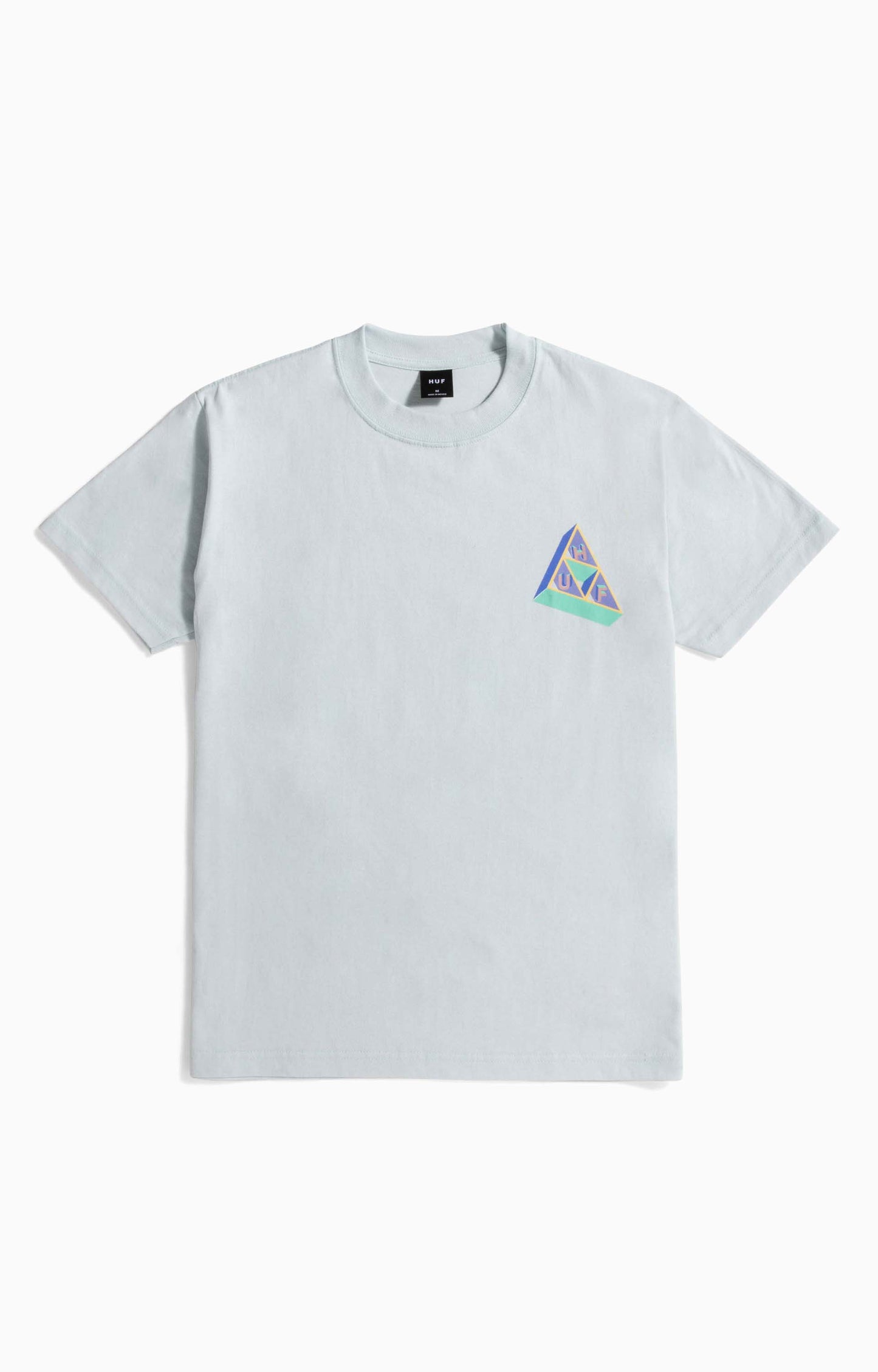 Huf Based Triple Triangle T-Shirt, Sky Blue