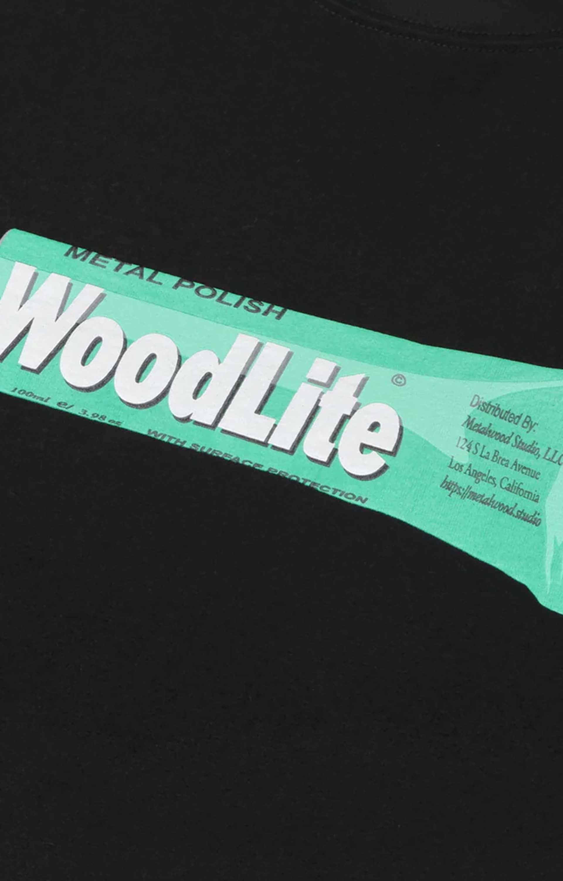 Metalwood Woodlite T-Shirt, Black