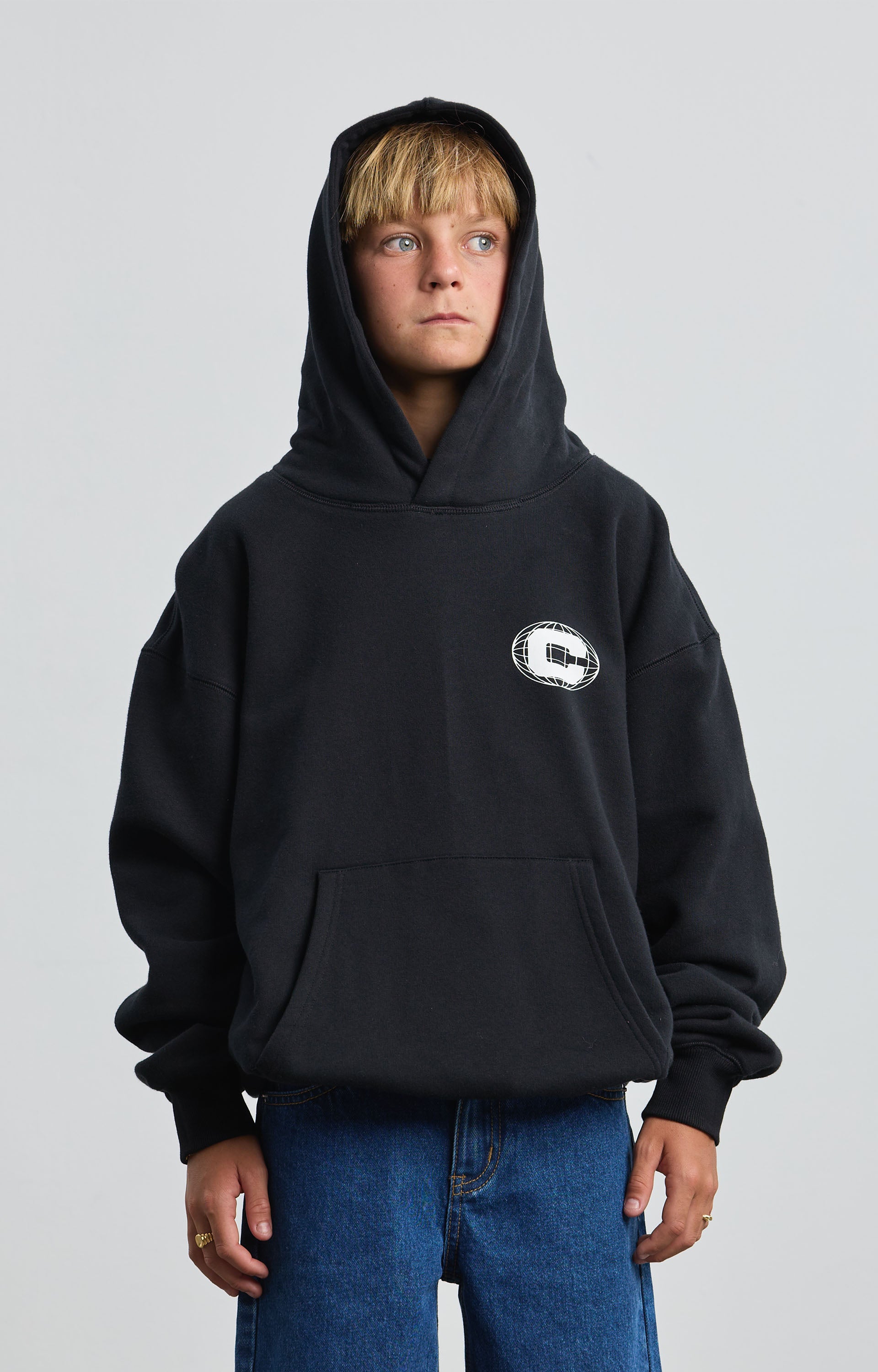 Concrete Youth International Hoodie, Black