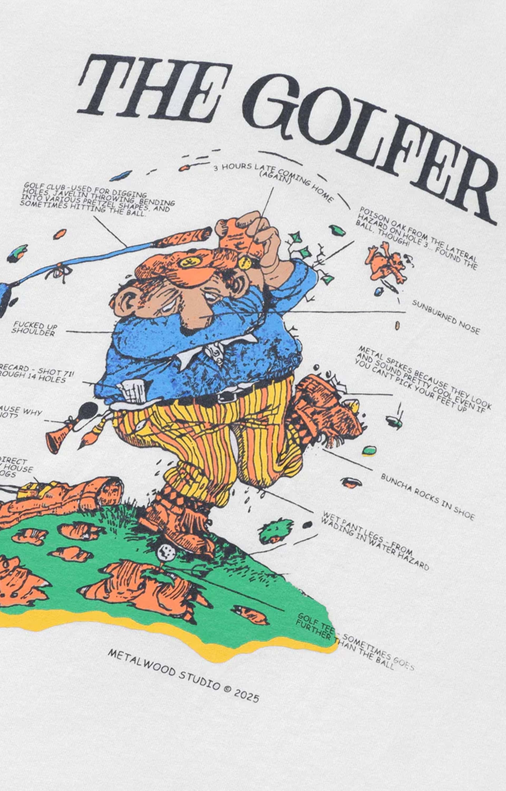 Metalwood Excuses T-Shirt, White