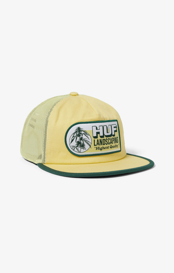 HUF Landscaping Trucker Hat, Yellow