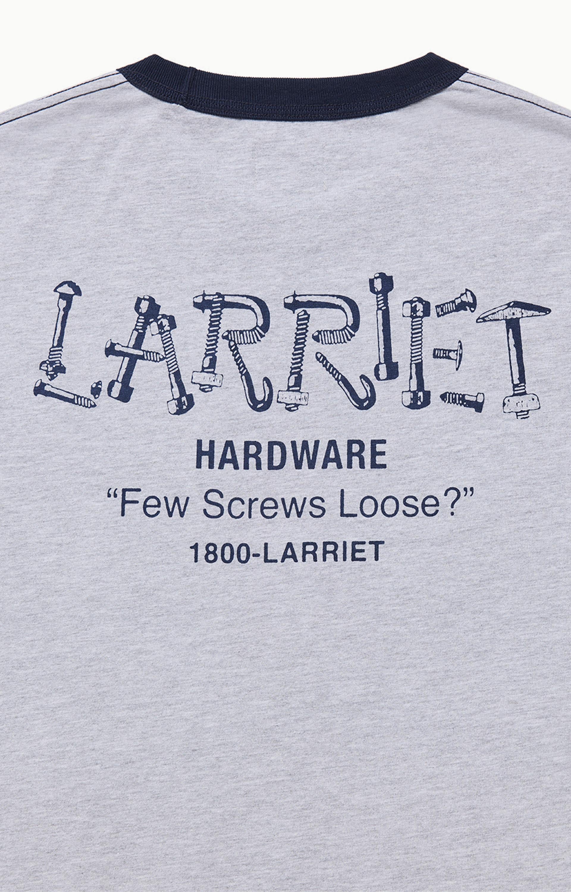 Larriet Hardware T-Shirt, Grey Marle