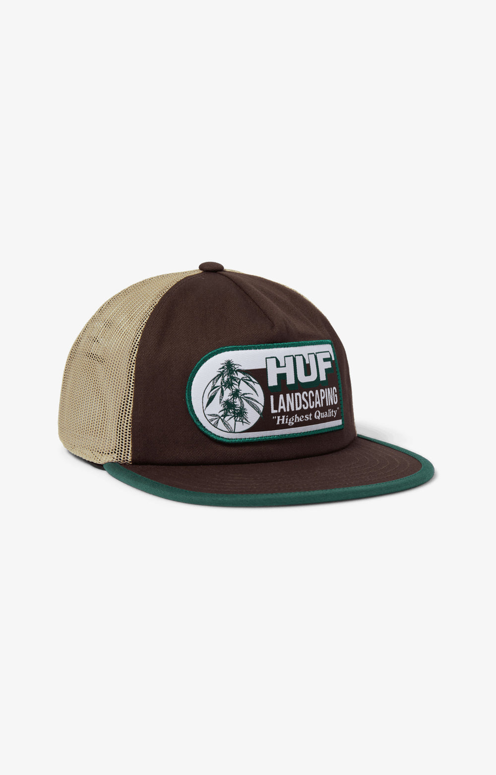 HUF Landscaping Trucker Hat, Bison