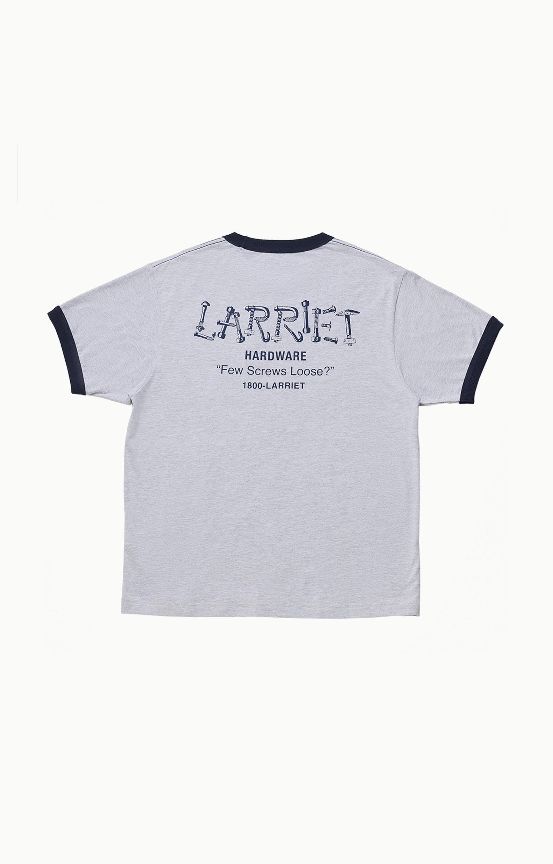Larriet Hardware T-Shirt, Grey Marle