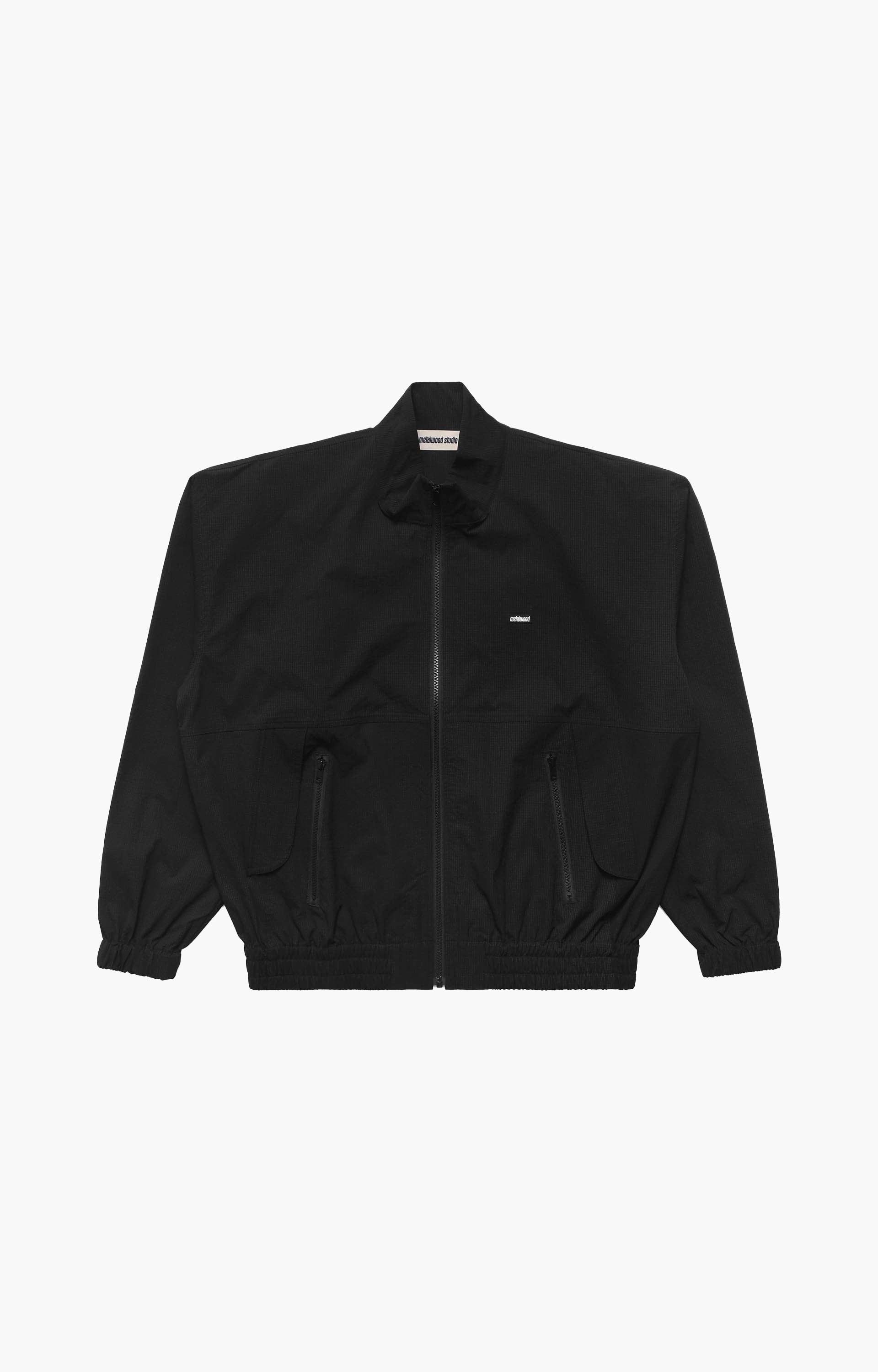 Metalwood Lightweight Track Jacket, Black