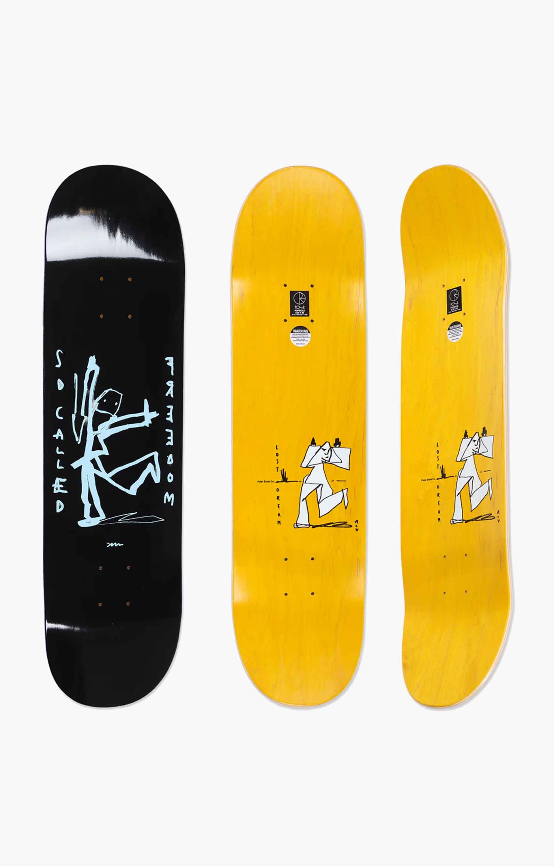 Polar Skate Co Team / Alv Freedom Short Deck, 8.5