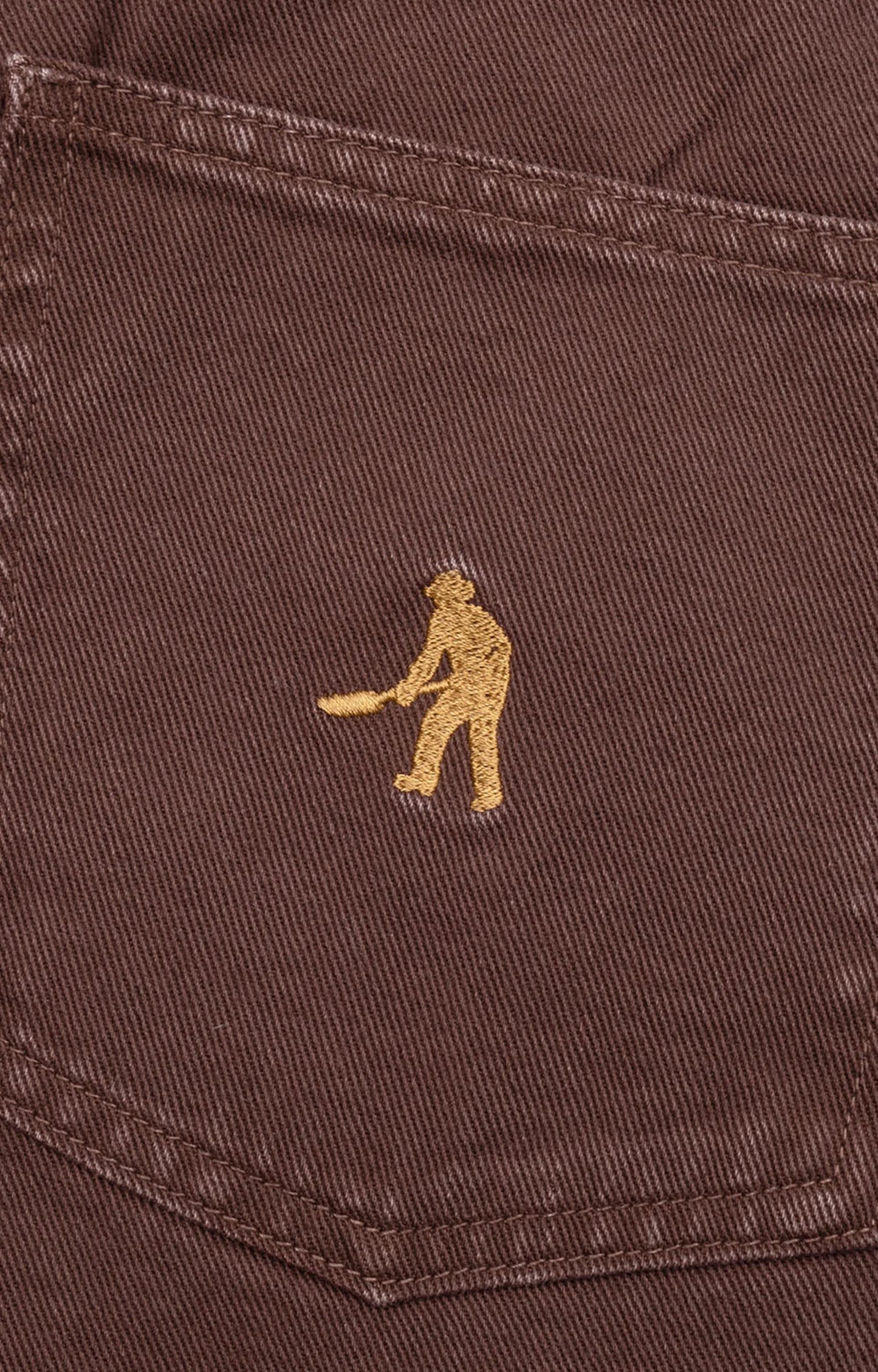 PassPort Workers Club Jean Short, Bottle Brown Concrete Skate Supply