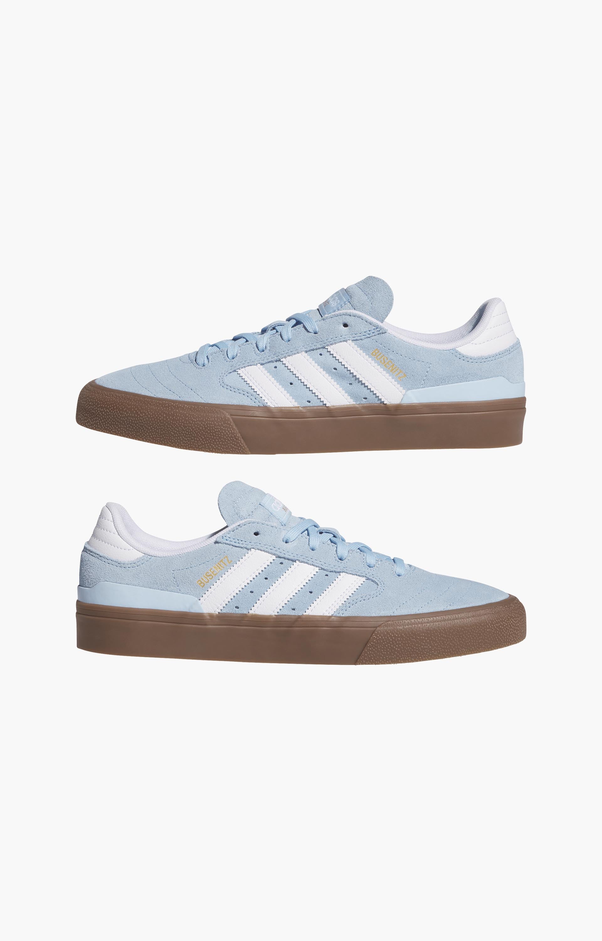Adidas Busenitz Vulc II HQ7528 Shoes, Clear Sky/Cloud White/Gum