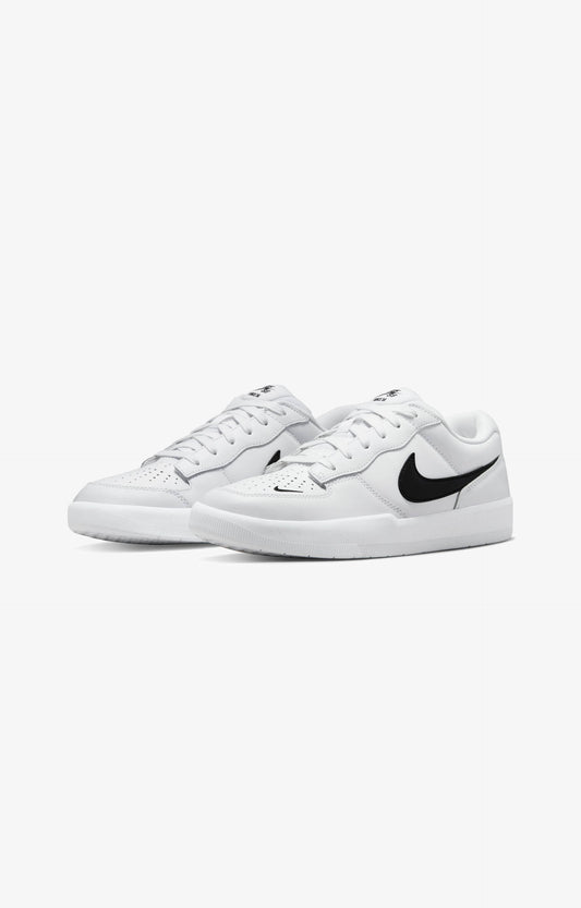 Nike SB Force 58 Premium Shoe, White/Black
