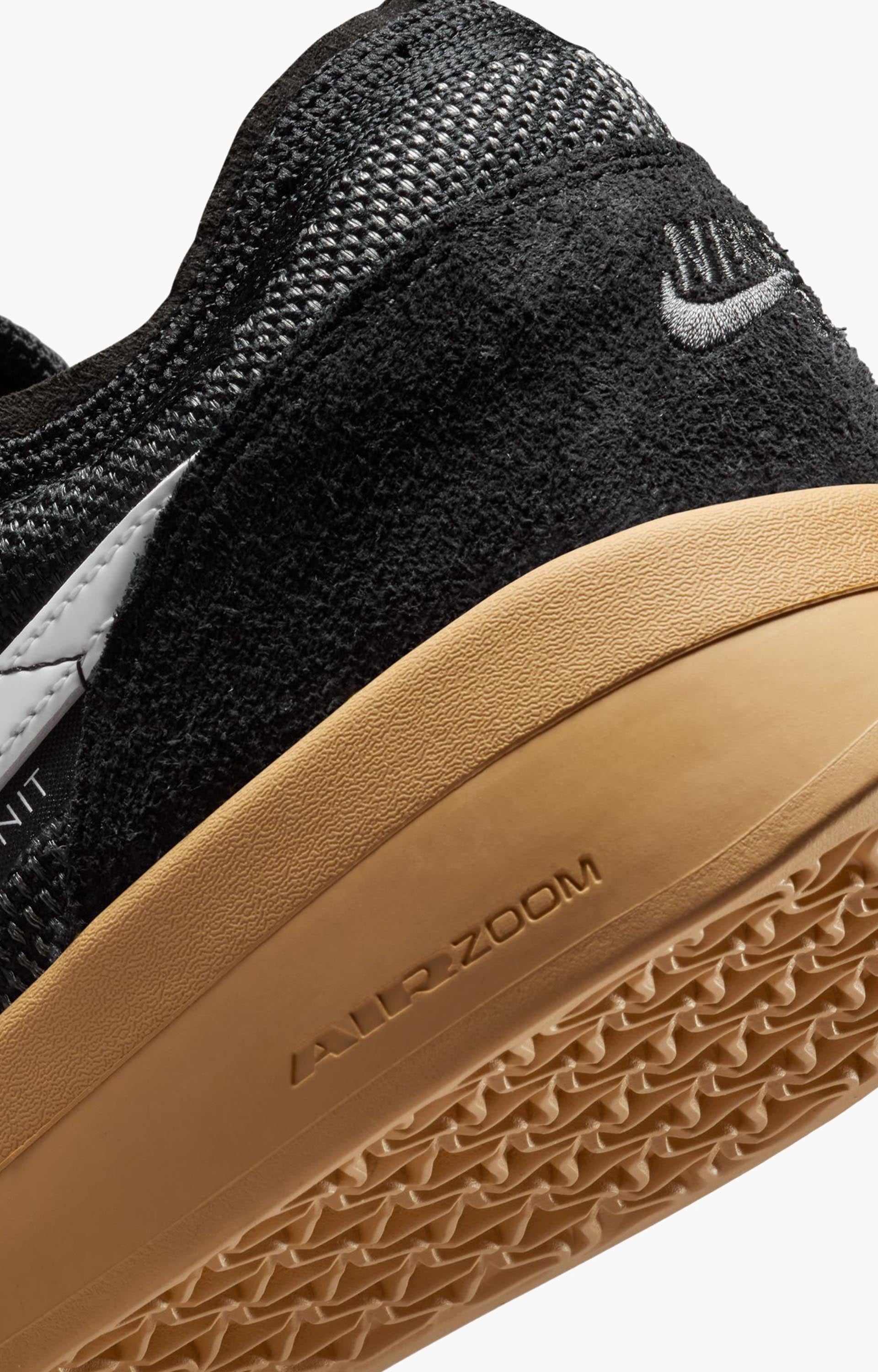 Nike SB PS8 Shoe, Black/White/Gum/Yellow