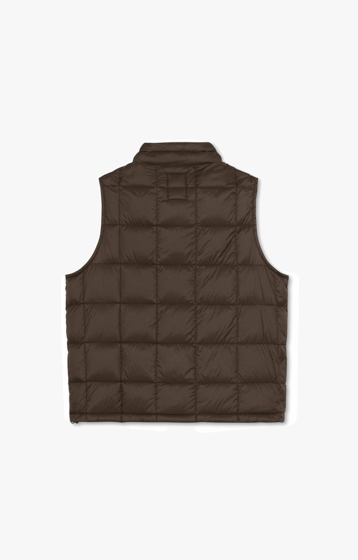Polar Skate Co Lightweight Puffer Vest, Brown