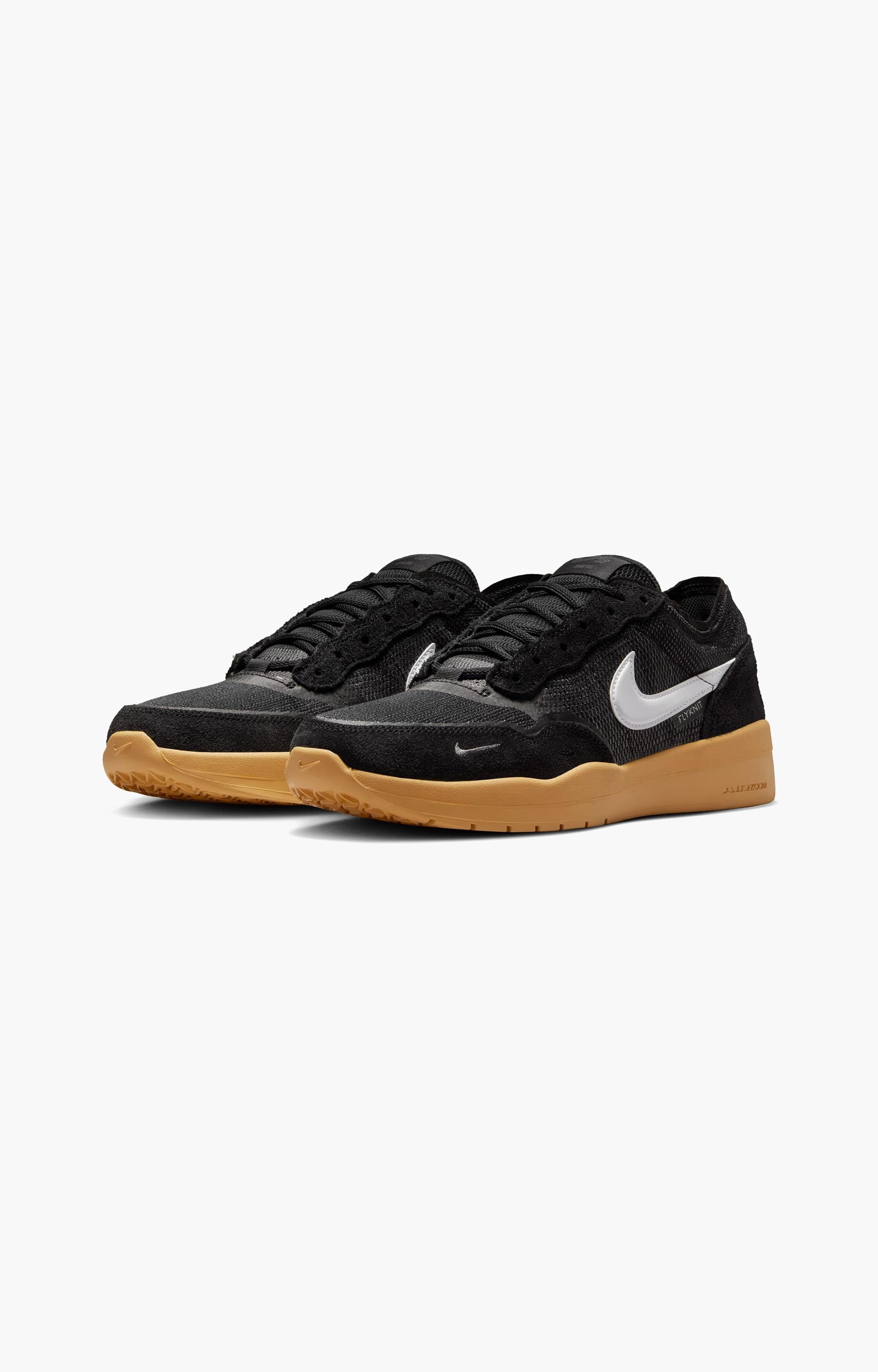 Nike SB PS8 Shoe, Black/White/Gum/Yellow