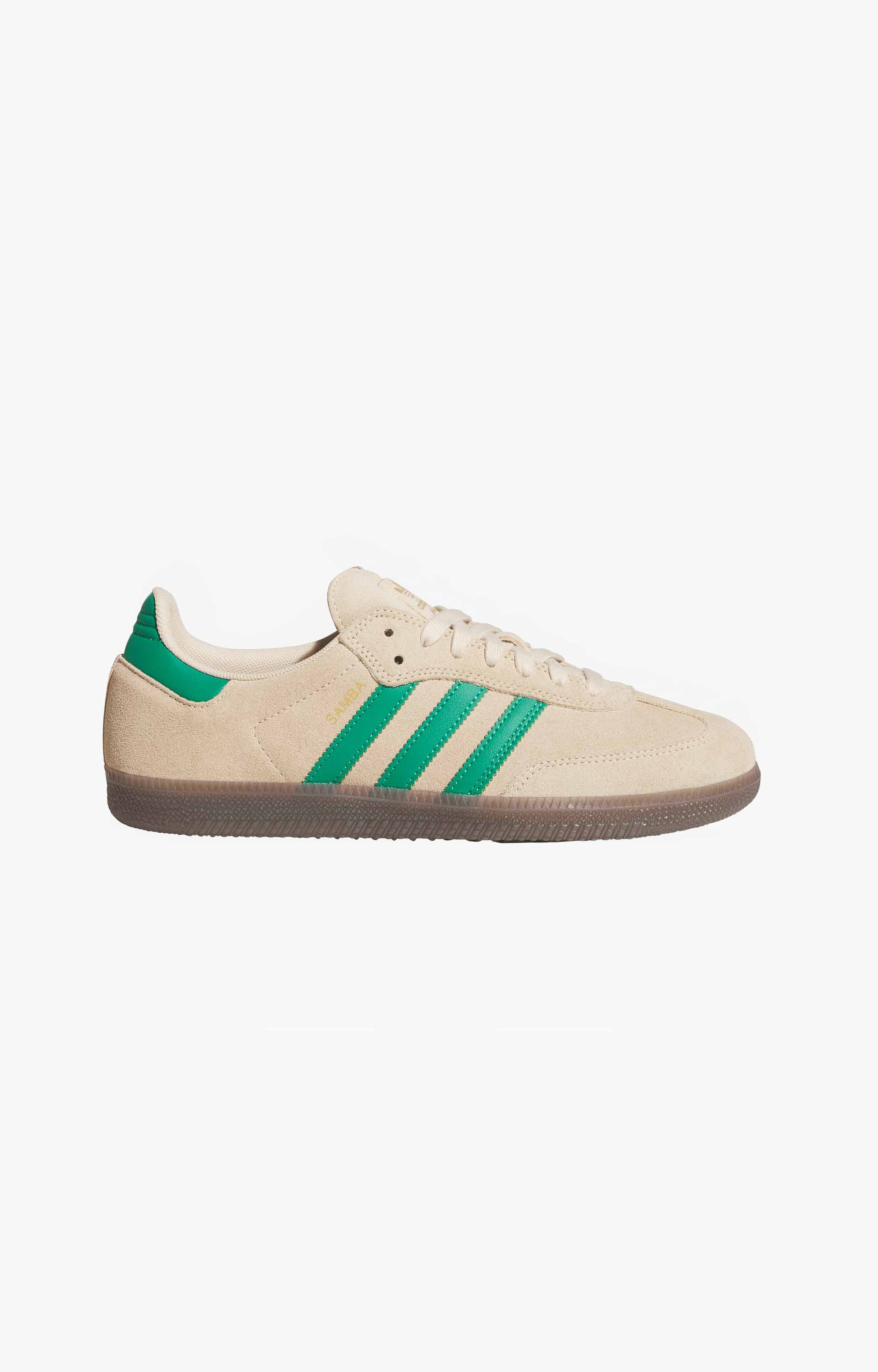 Adidas Samba Adv Shoe, Sand Strata/Court Green/Gum