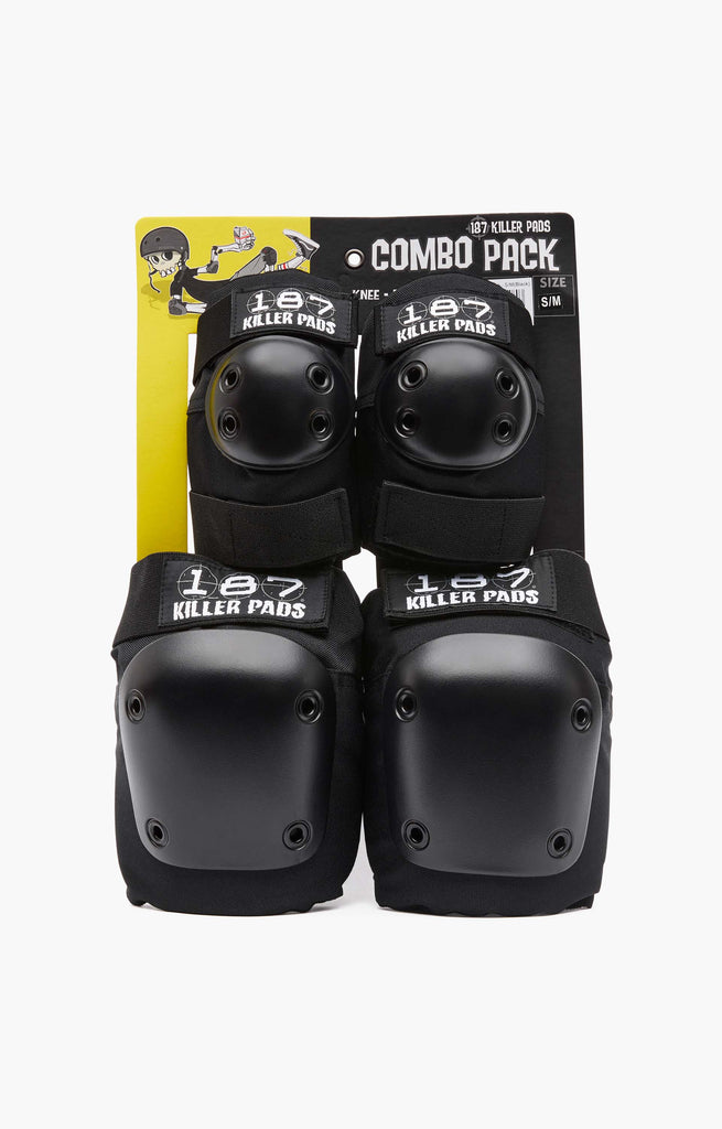 187 Combo Pack Adult Protective Pads, Black