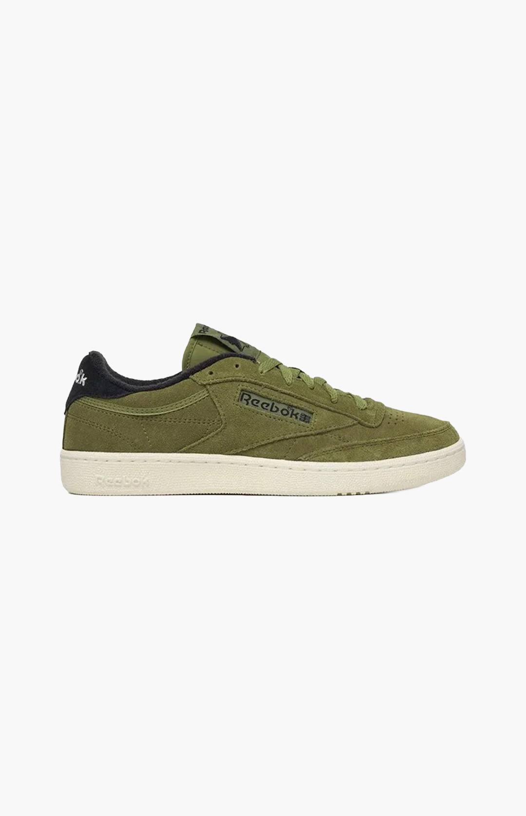 Reebok Club C 85 Vintage Shoes, Gritty Green/Black/Chalk
