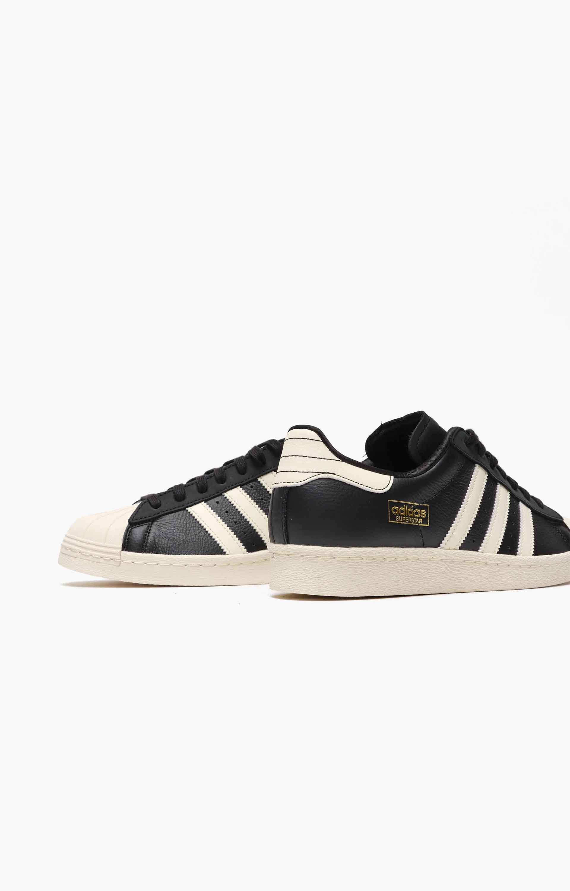 Adidas Superstar 80 ADV Shoe, Black/Cream White/Gold Metallic