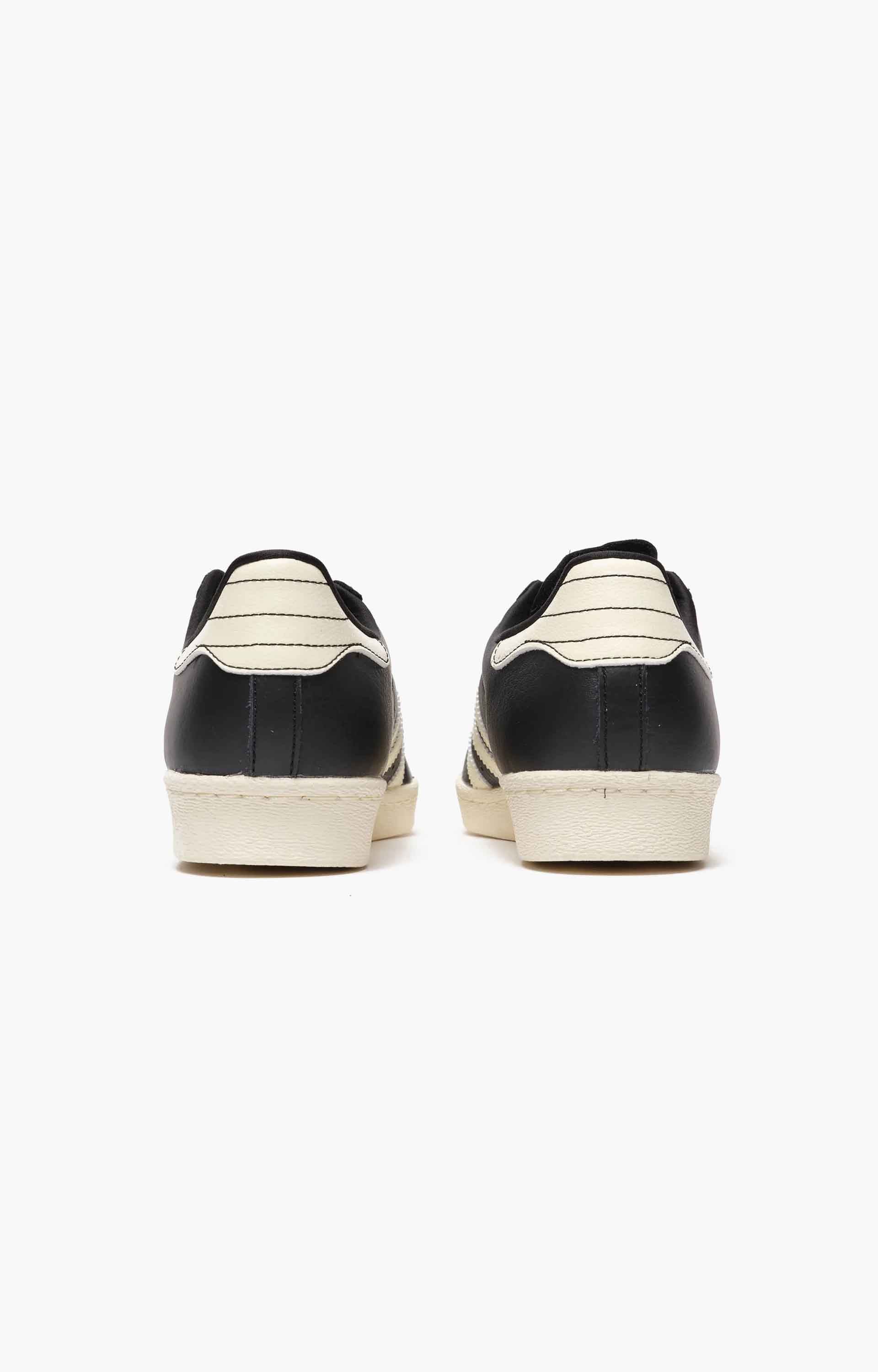 Adidas Superstar 80 ADV Shoe, Black/Cream White/Gold Metallic