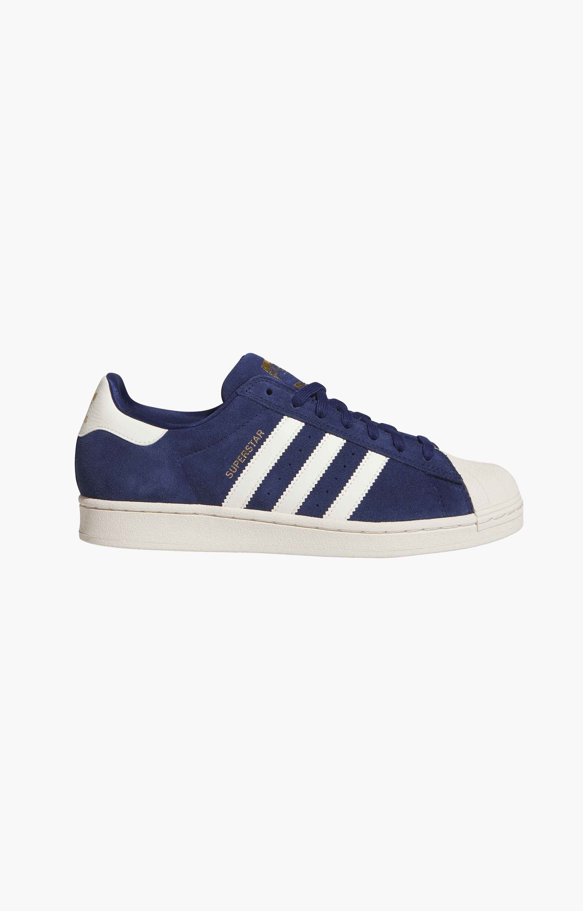 Adidas Superstar ADV Shoes, Dark Blue/Cloud White/Gold Metallic