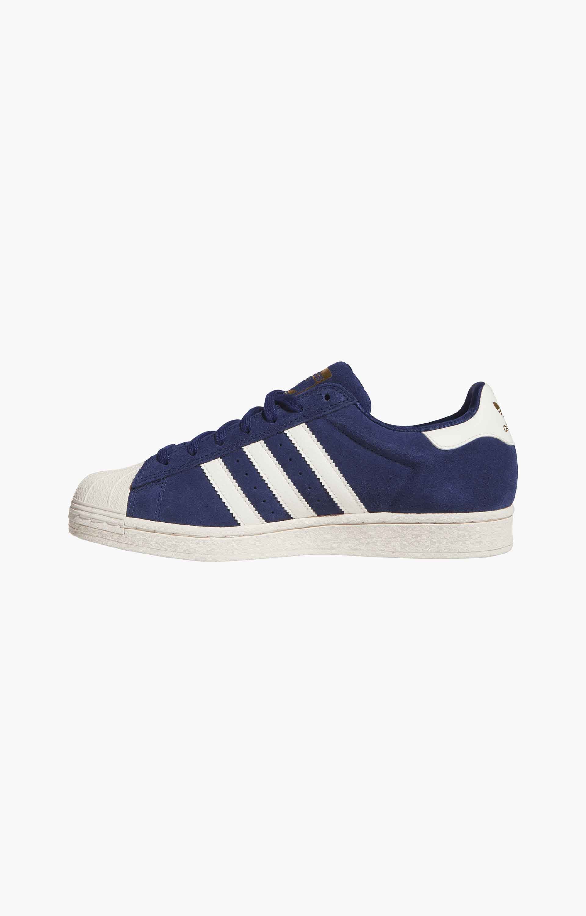 Adidas Superstar ADV Shoes, Dark Blue/Cloud White/Gold Metallic