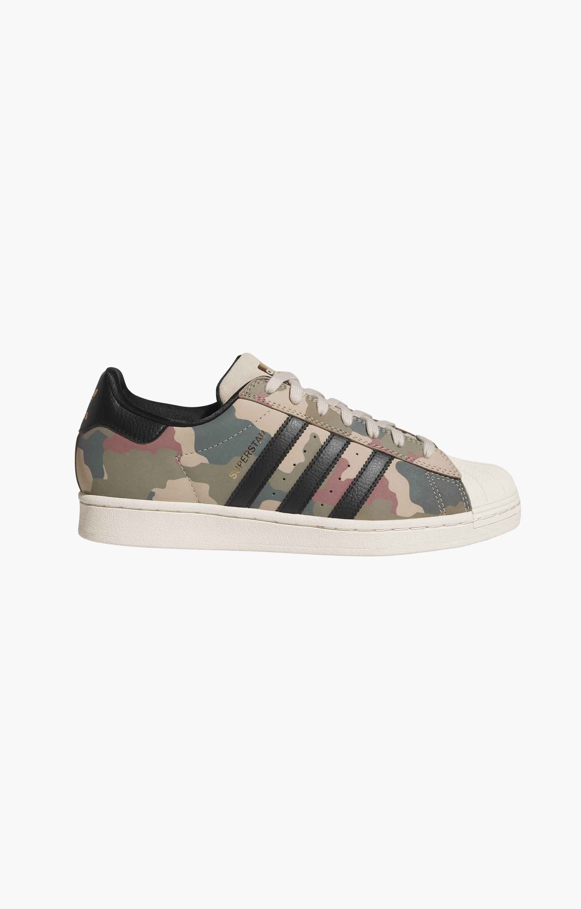 Adidas Superstar ADV Shoes, Khaki Heather/Core Black /Cloud White