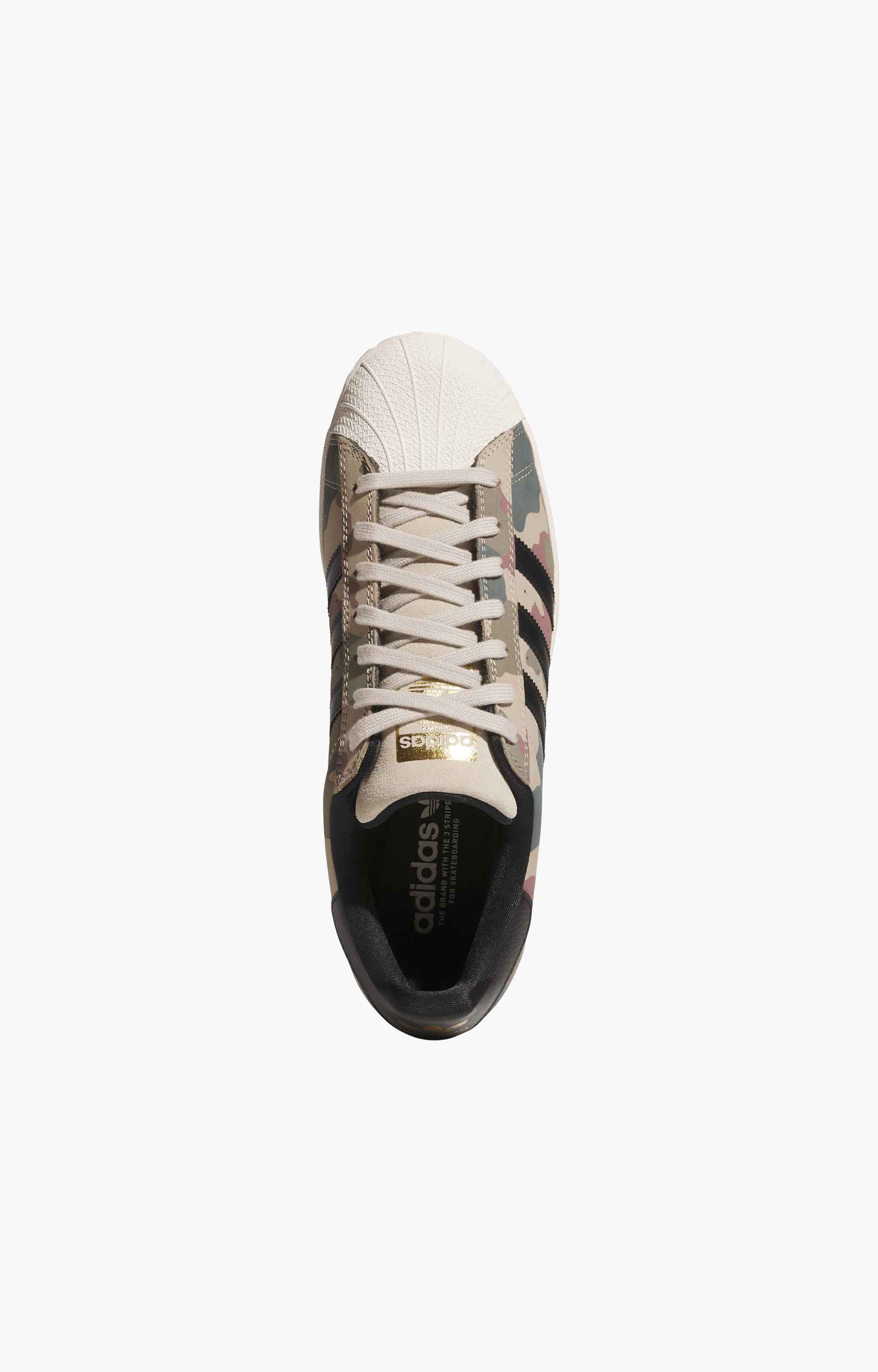 Adidas Superstar ADV Shoes, Khaki Heather/Core Black /Cloud White