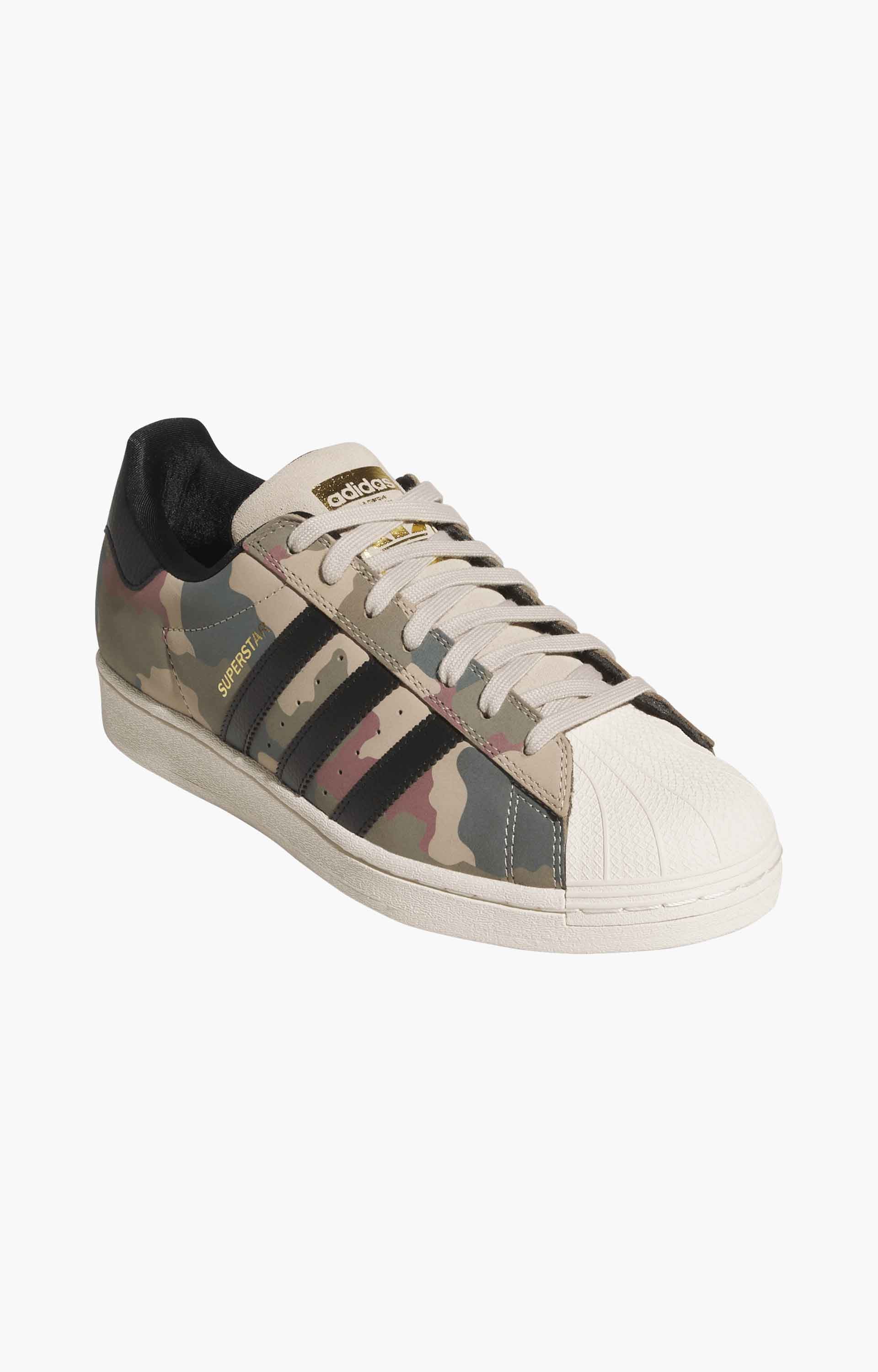 Adidas Superstar ADV Shoes, Khaki Heather/Core Black /Cloud White