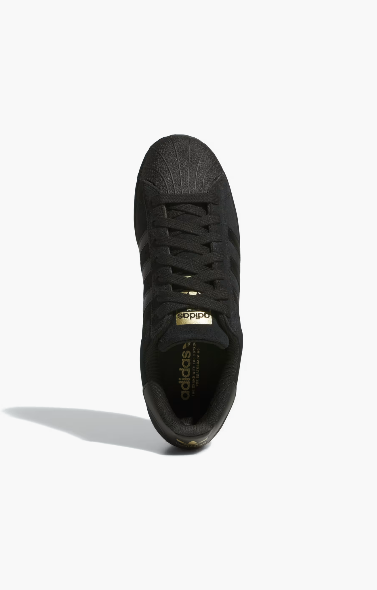 Adidas Superstar 80 ADV Shoe, Black/Black Suede