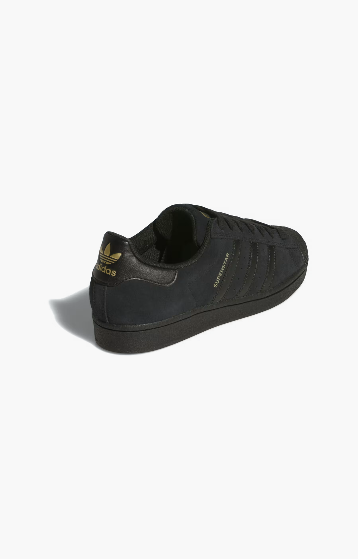 Adidas Superstar 80 ADV Shoe, Black/Black Suede