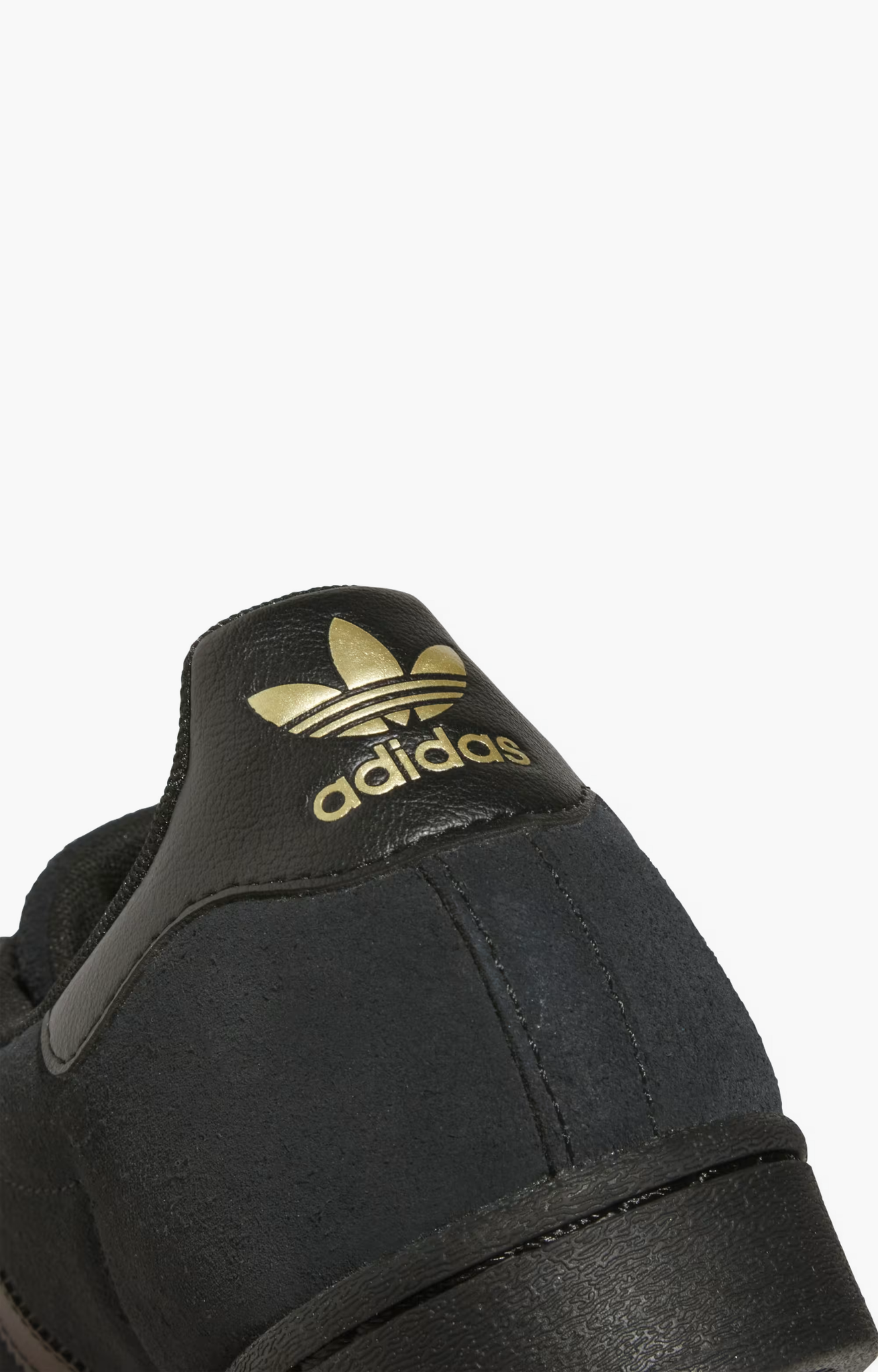 Adidas Superstar 80 ADV Shoe, Black/Black Suede