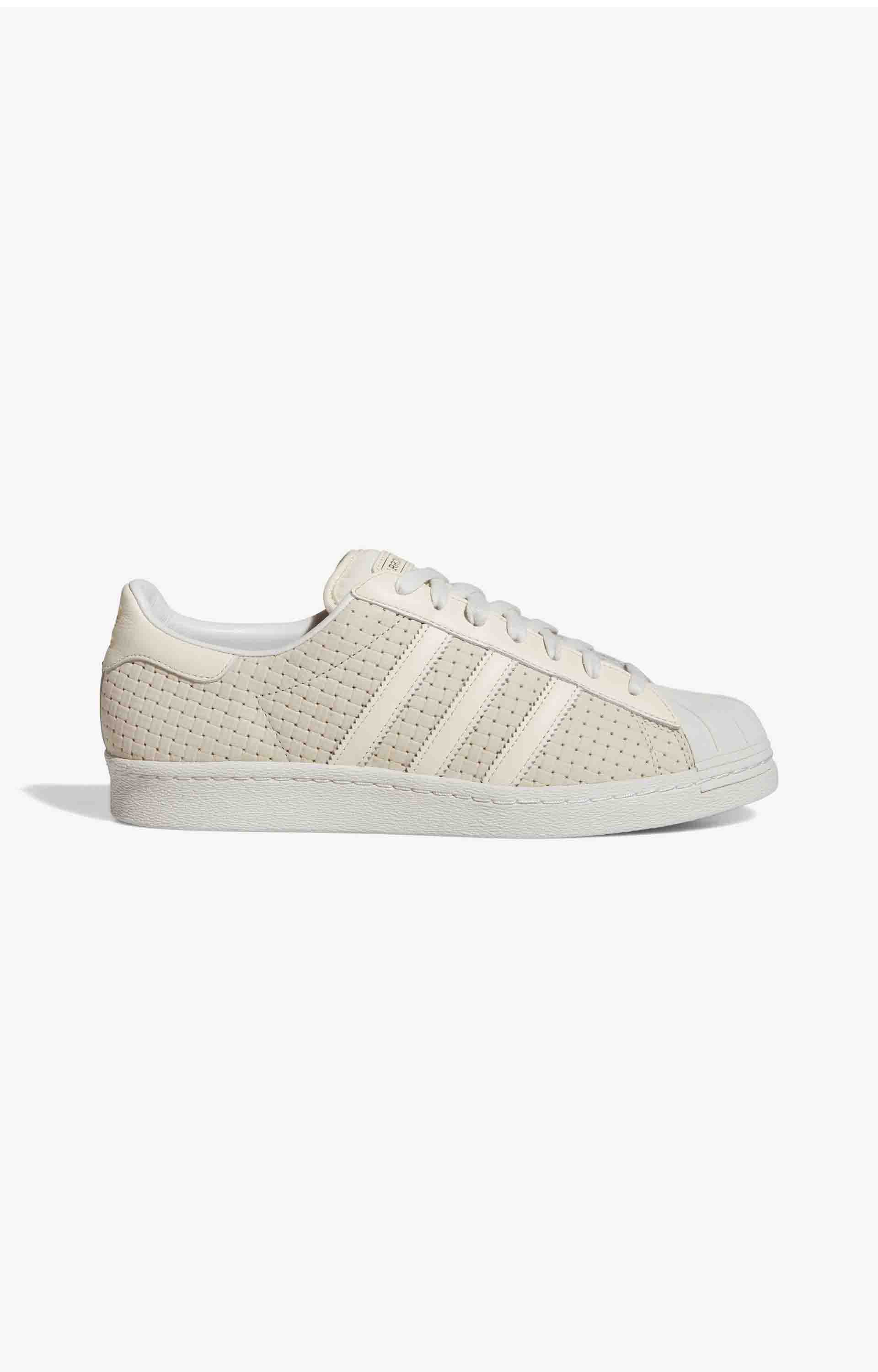 Adidas x Arrow & Beast Superstar ADV Stuttgart Shoe, Wonder White/Crystal White