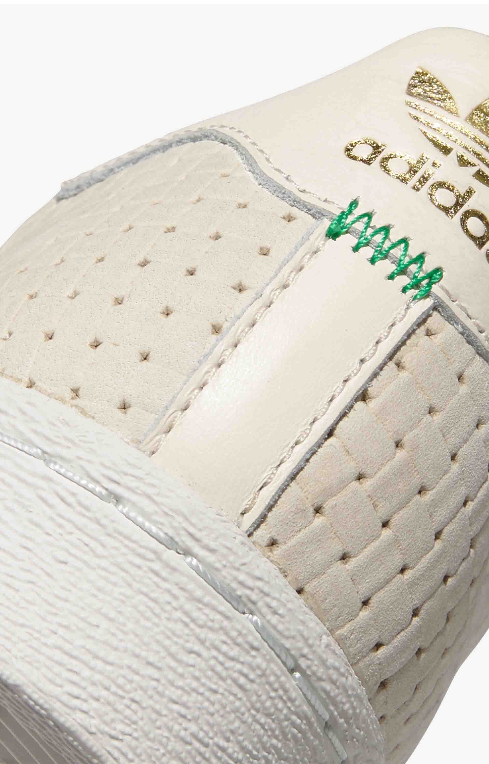 Adidas x Arrow & Beast Superstar ADV Stuttgart Shoe, Wonder White/Crystal White