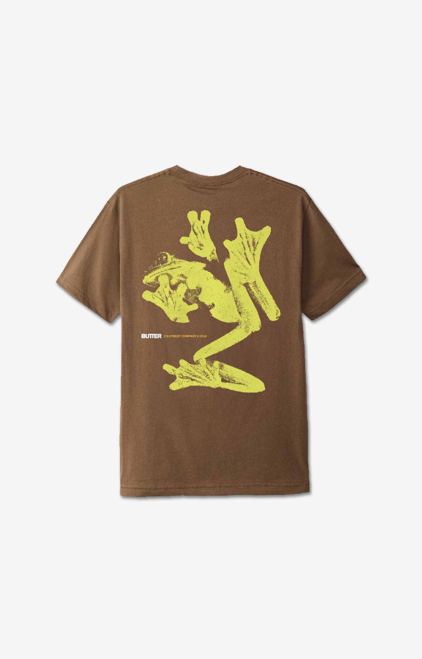 Butter Goods Amphibian TShirt, Oak Brown Concrete Skate Supply