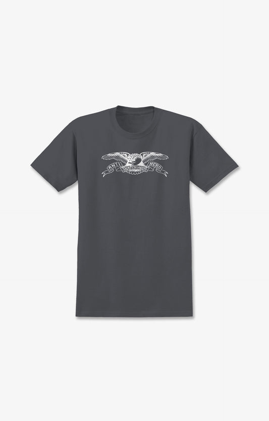 Anti Hero Basic Eagle Youth T-Shirt, Charcoal