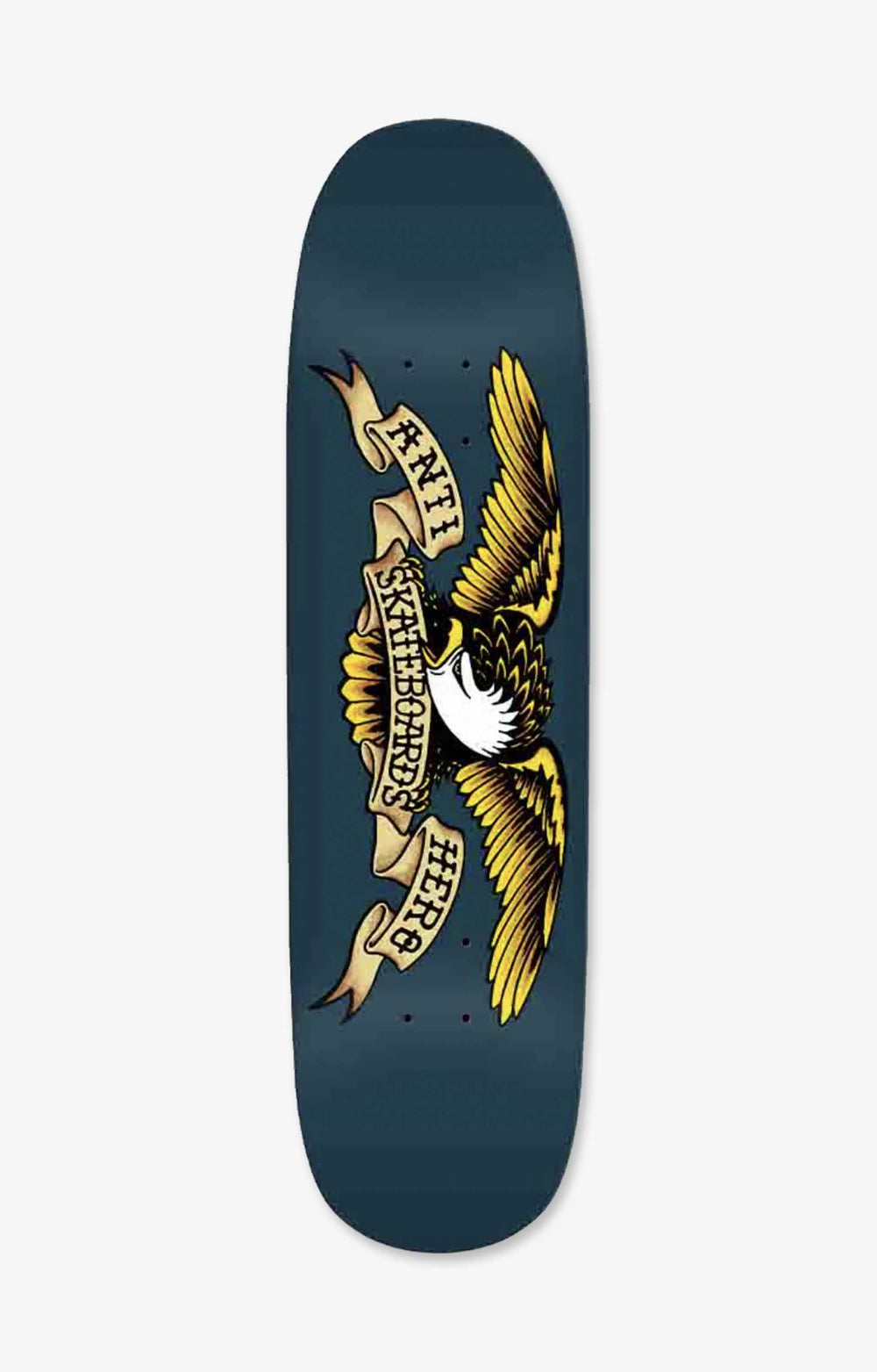 Anti Hero Team Shaped Eagle - Blue Meanie Skateboard Deck, 8.75