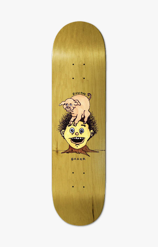 Baker Rowan Piggy Skateboard Deck, 8.5"