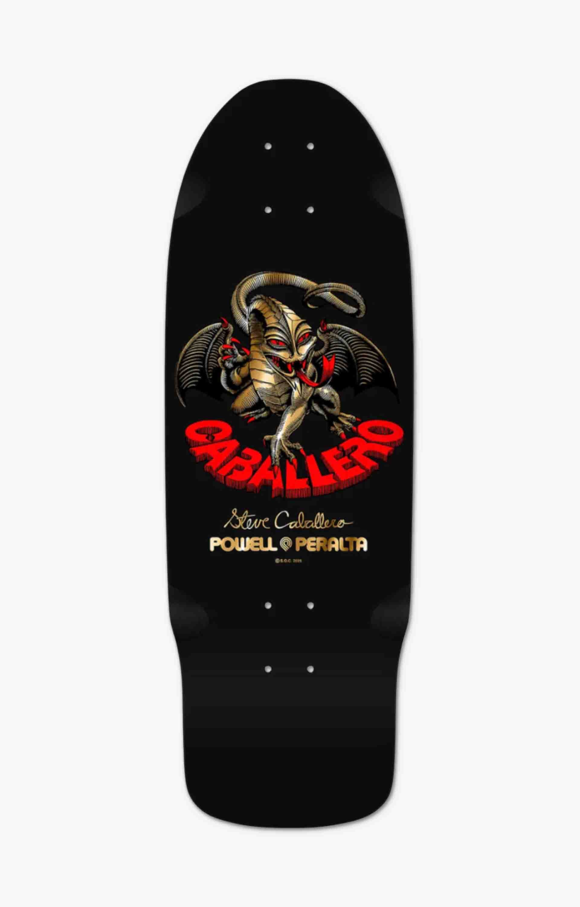 Powell Peralta Steve Caballero Bones Brigade "Series 16" Skateboard Deck, Black
